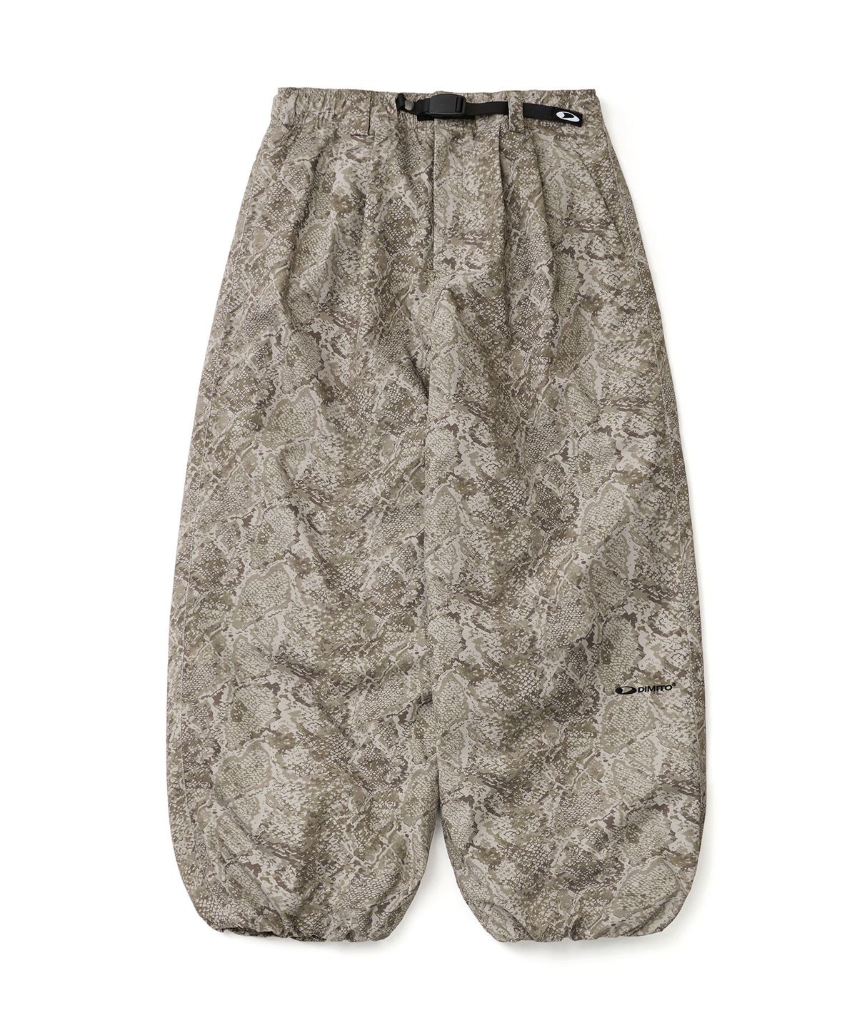 디미토(DIMITO) BANDED WIDE PANTS (WIDE FIT LV.2) DESERT SNAKE