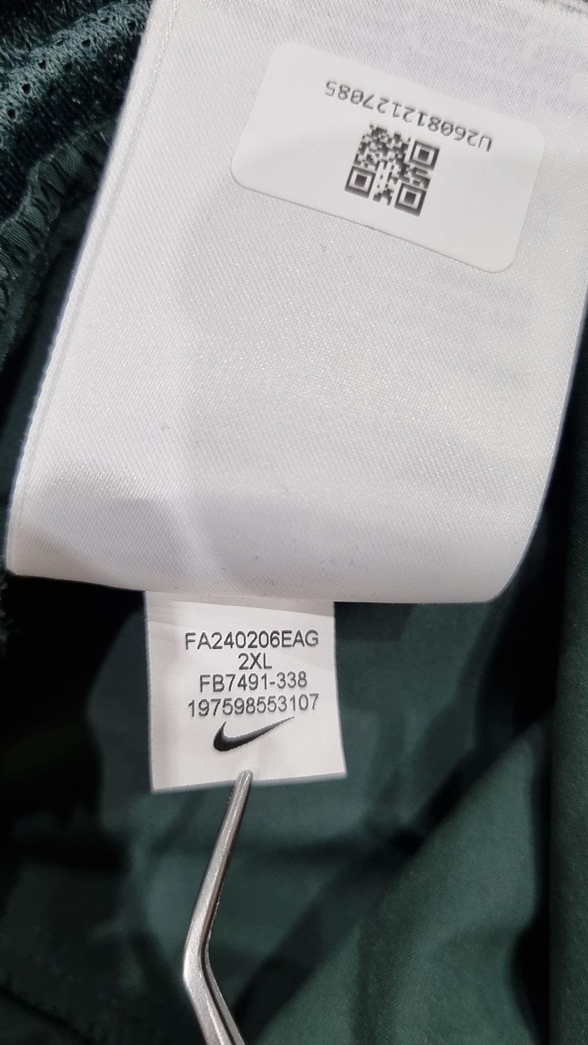 나이키(NIKE) 폼 드라이 핏 오픈 헴 다용도 팬츠 M - 빈티지 그린:블랙 / FB7491-338 2XL
