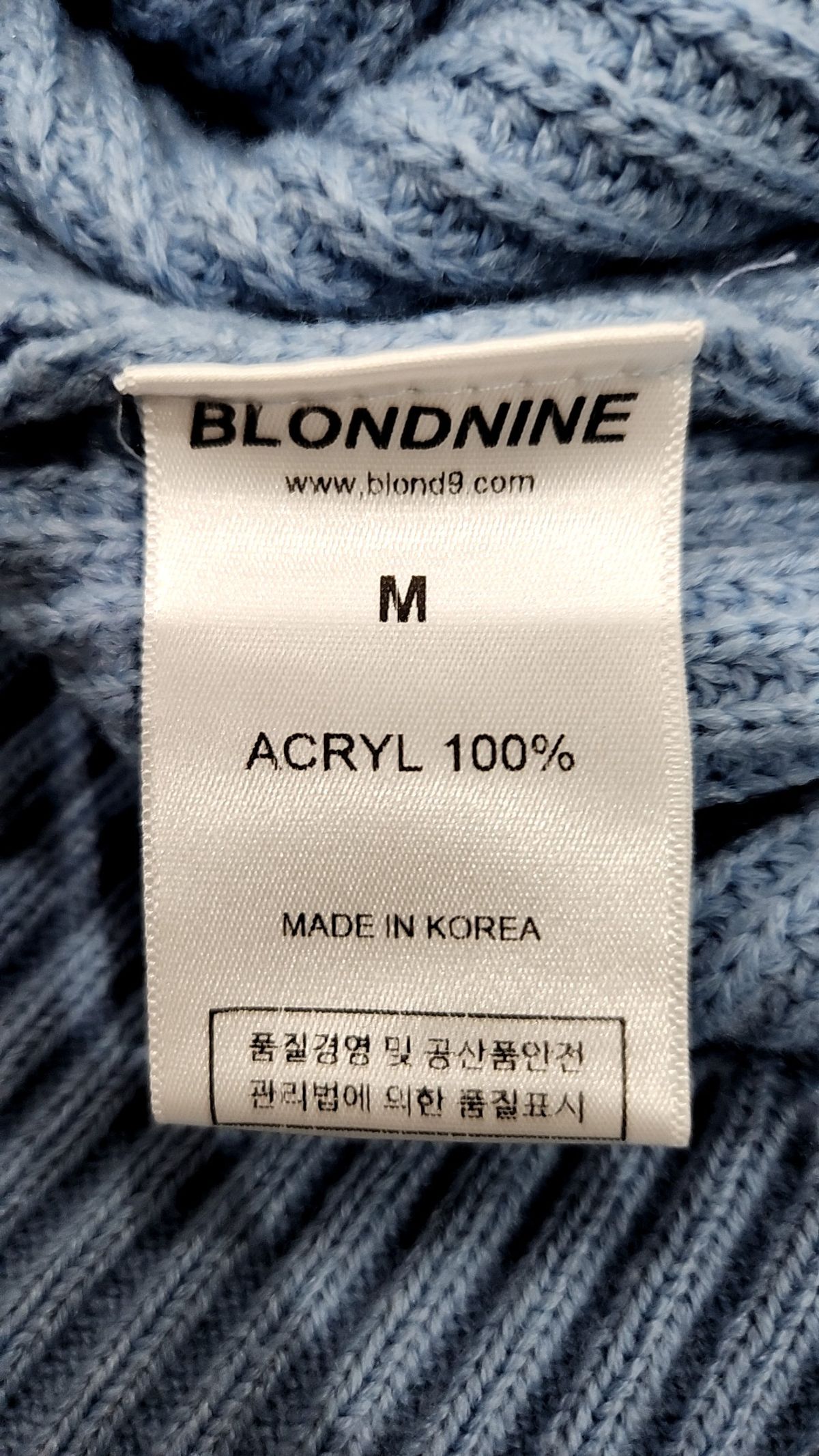 블론드나인(BLOND9) 니트/스웨터 M