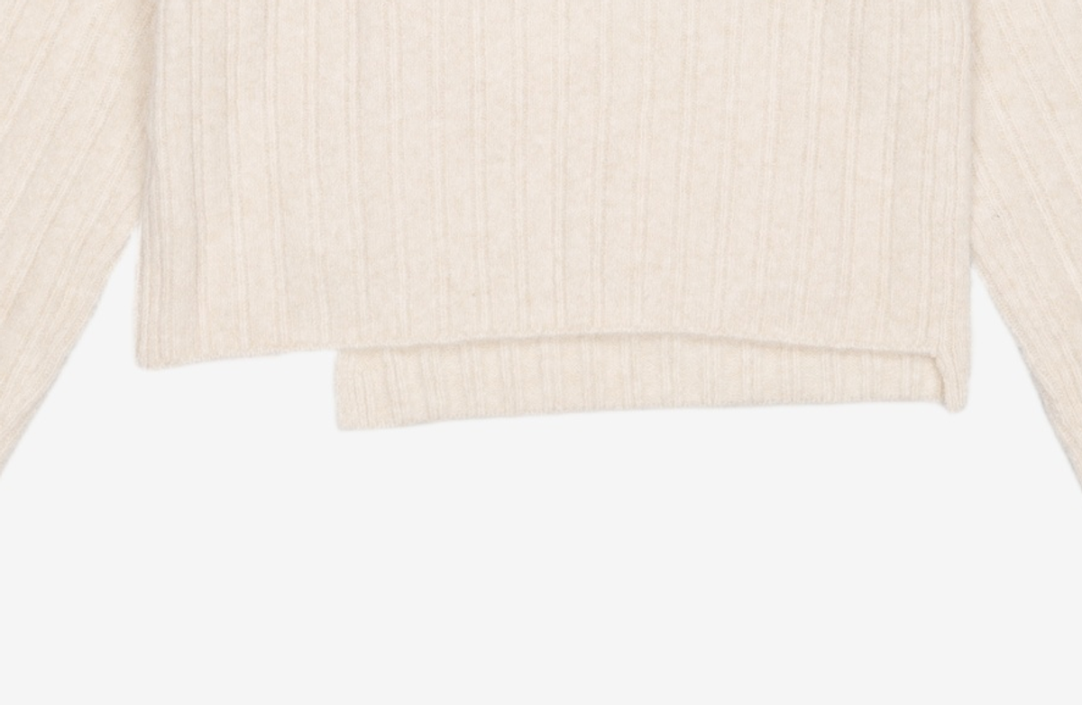 미쏘(MIXXO) 언발란스 집업_MIWCKFV26T S