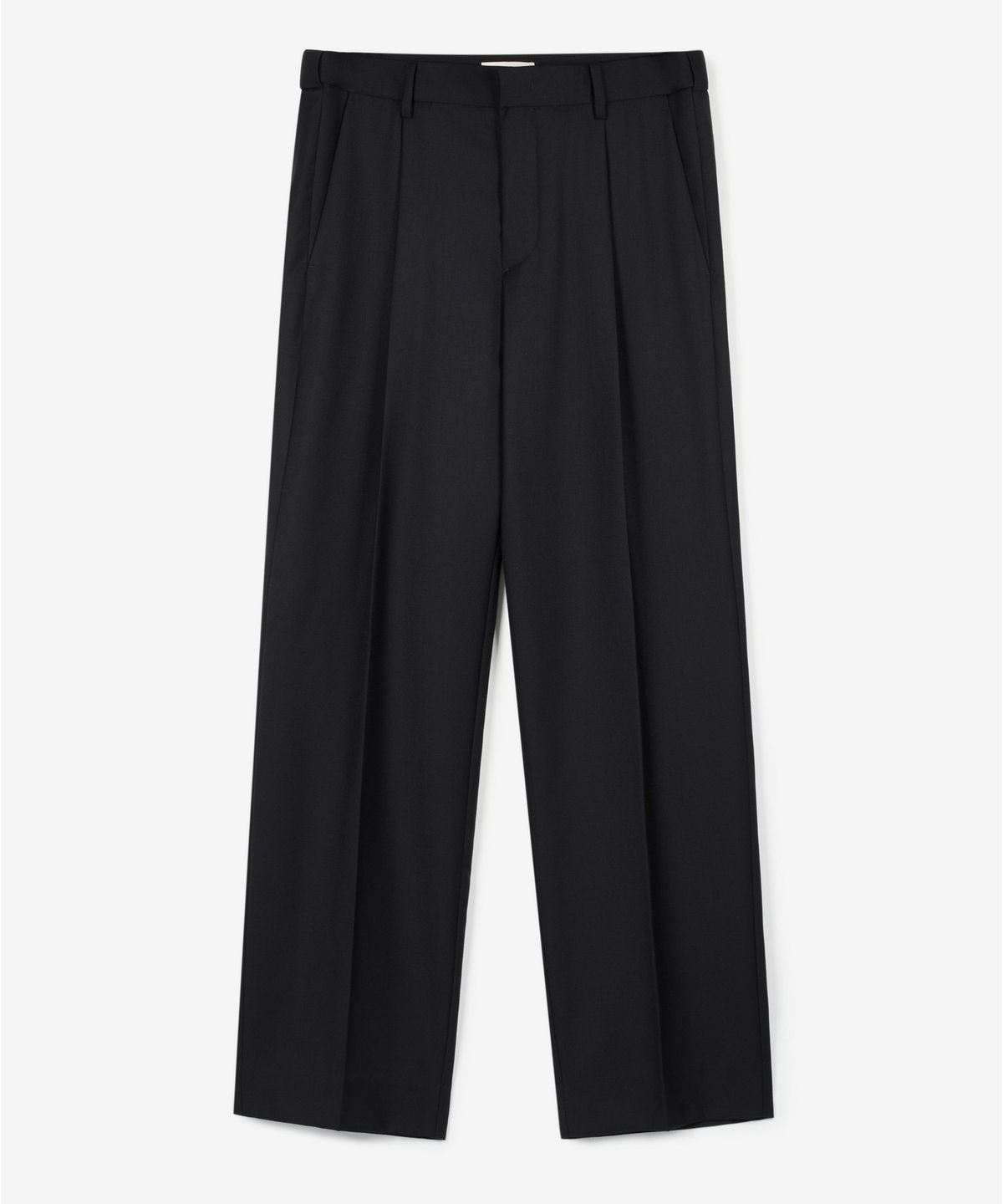 티엔지티(TNGT) Wool Blend Comfort Semi-Wide Pants (Black) TNPA6F105BK