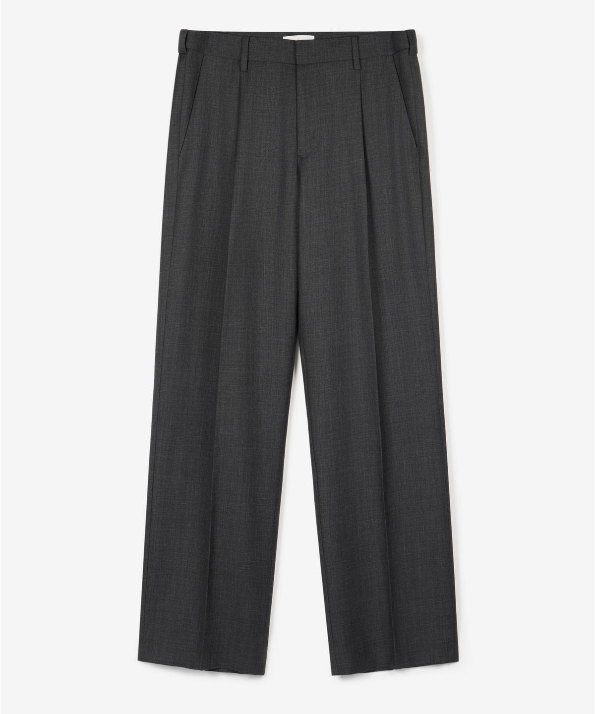 티엔지티(TNGT) Wool Blend Comfort Semi-Wide Pants (Charcoal) TNPA6F105G2