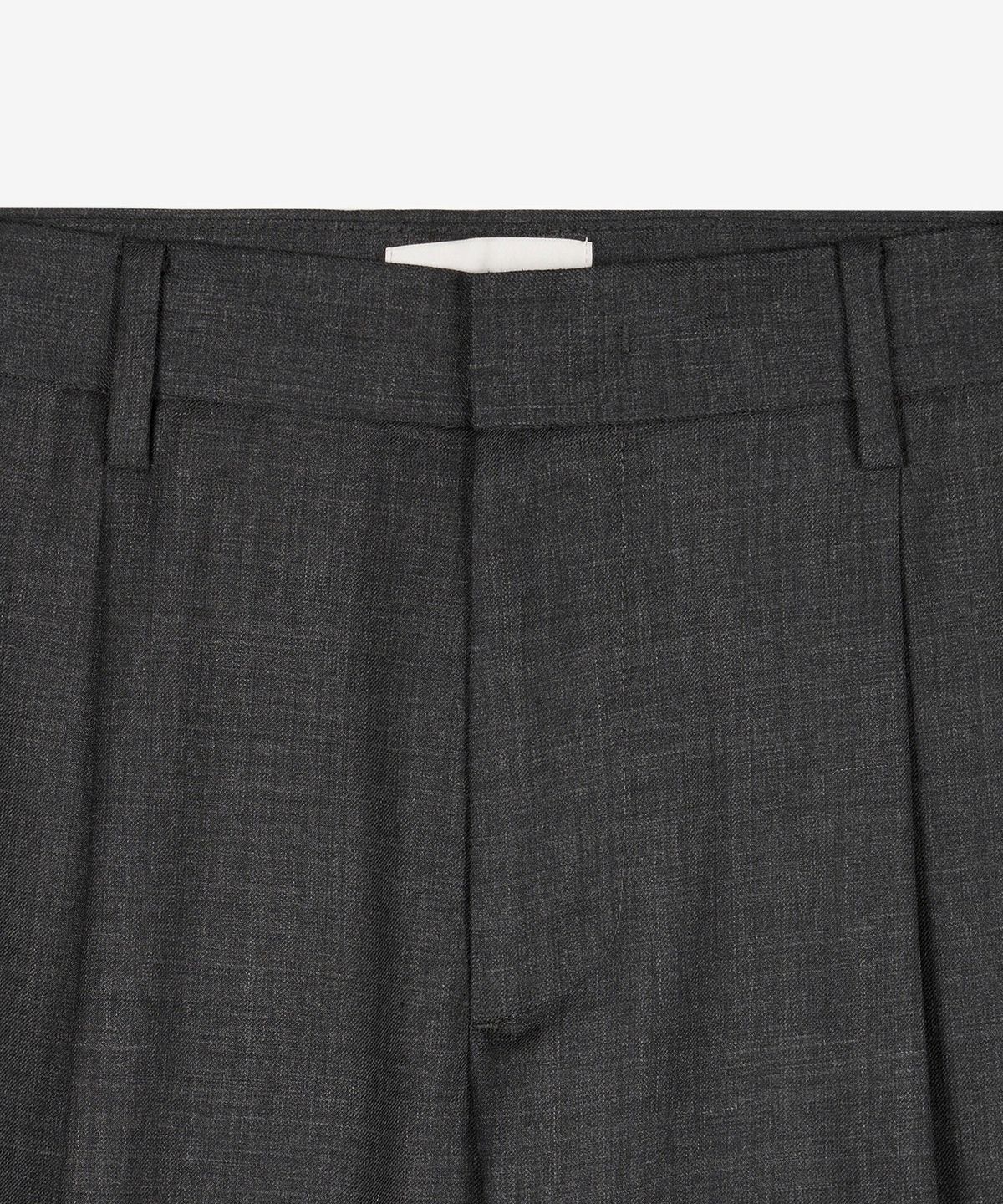 티엔지티(TNGT) Wool Blend Comfort Semi-Wide Pants (Charcoal) TNPA6F105G2
