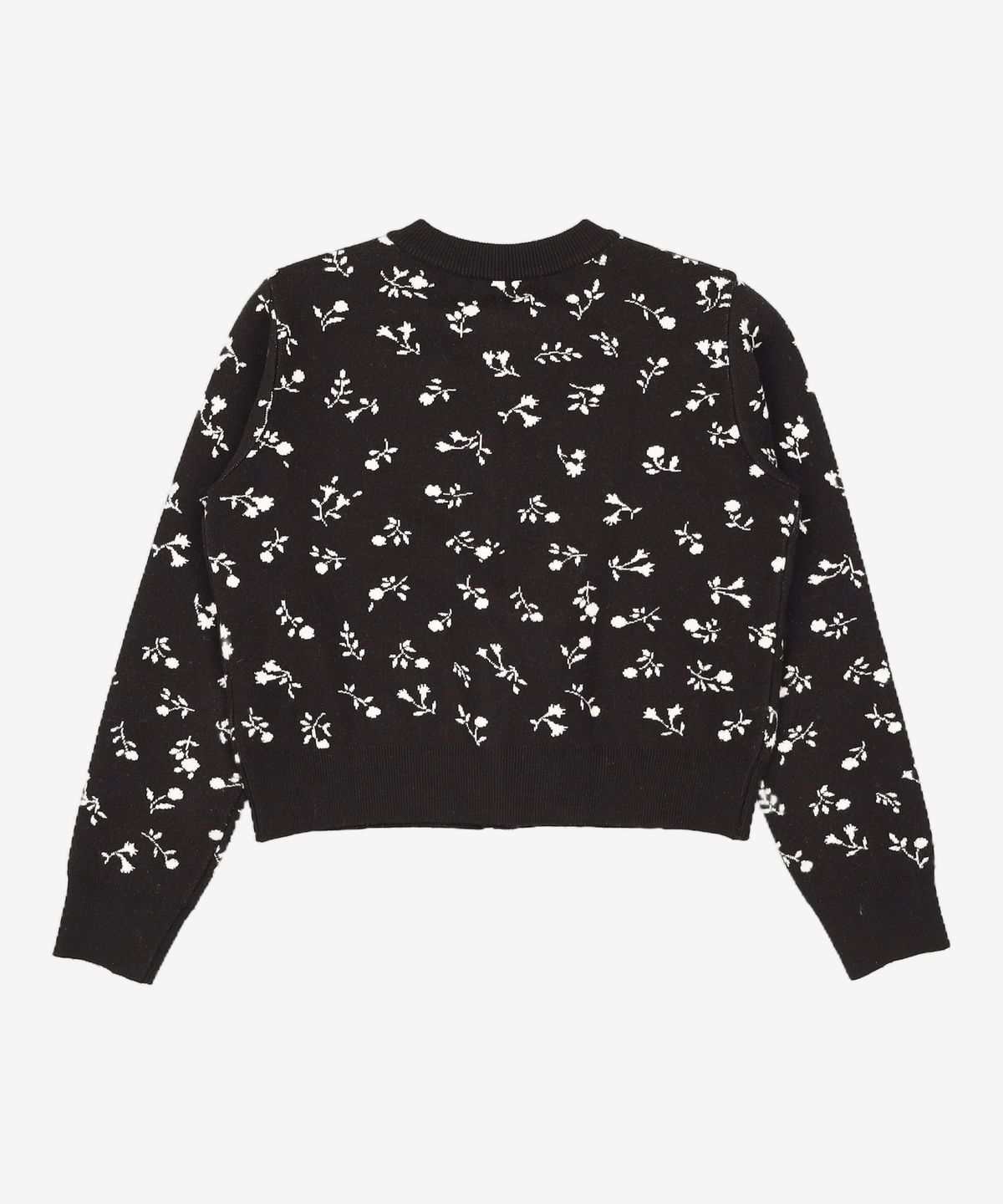 오디너리 홀리데이(ORDINARY HOLIDAY) 꽃 자카드 가디건 FLOWER JAQUARD CARDIGAN FREE