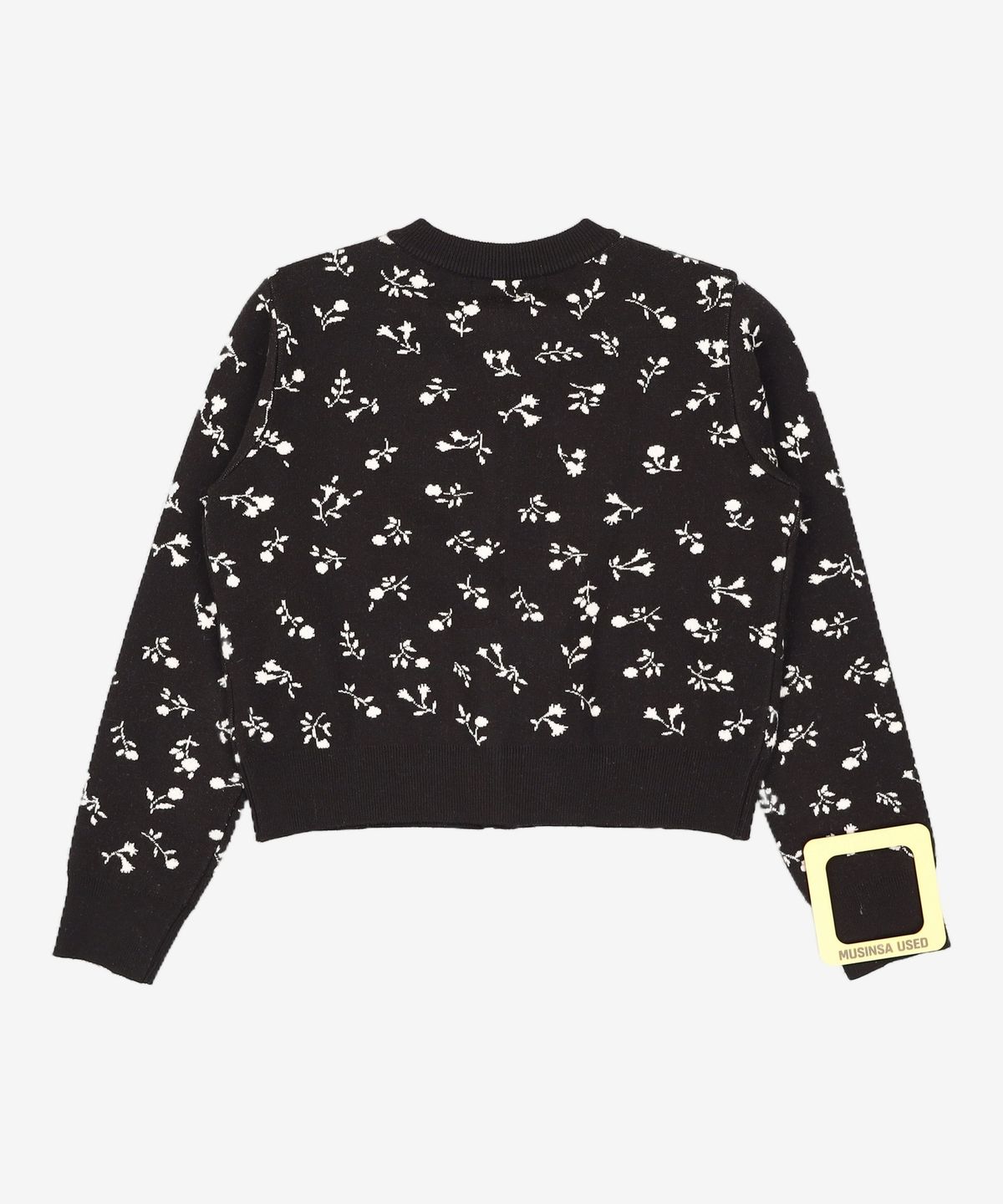 오디너리 홀리데이(ORDINARY HOLIDAY) 꽃 자카드 가디건 FLOWER JAQUARD CARDIGAN FREE