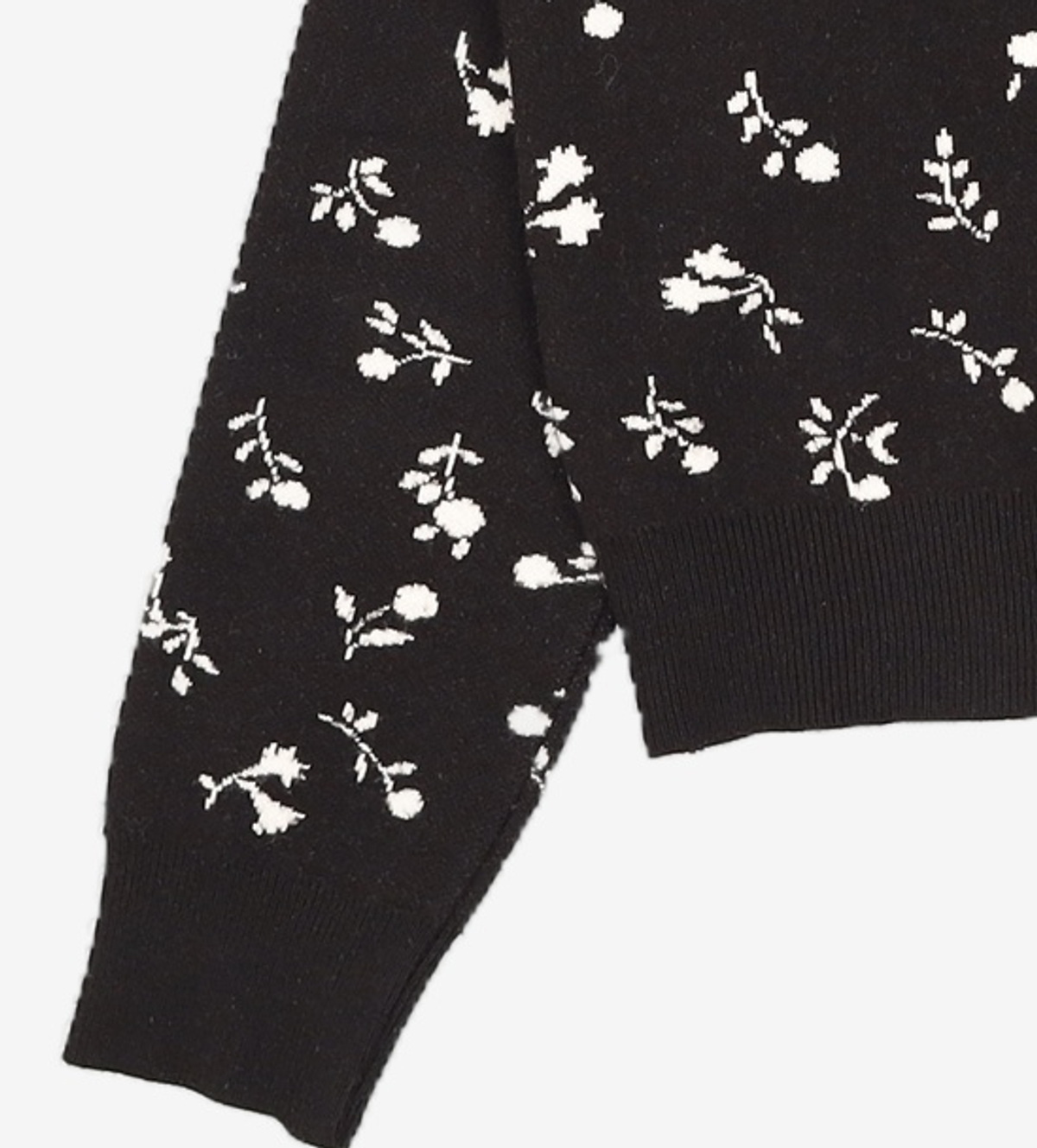 오디너리 홀리데이(ORDINARY HOLIDAY) 꽃 자카드 가디건 FLOWER JAQUARD CARDIGAN FREE