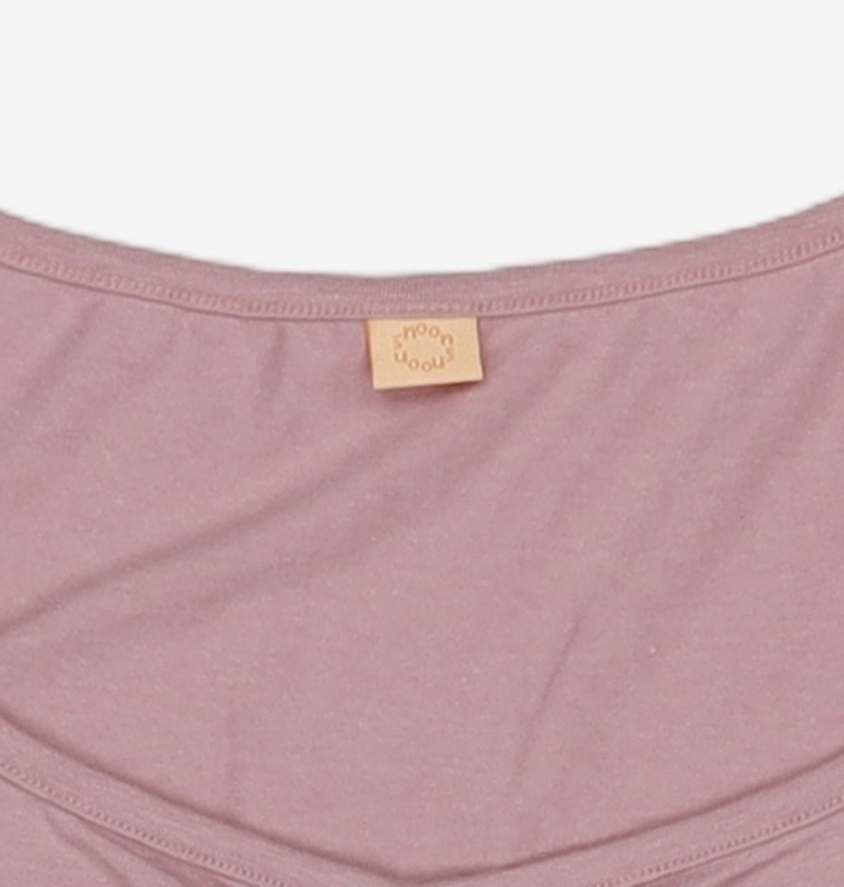 시눈(SINOON) Round Shirring T-Shirt (Dusty Pink) FREE