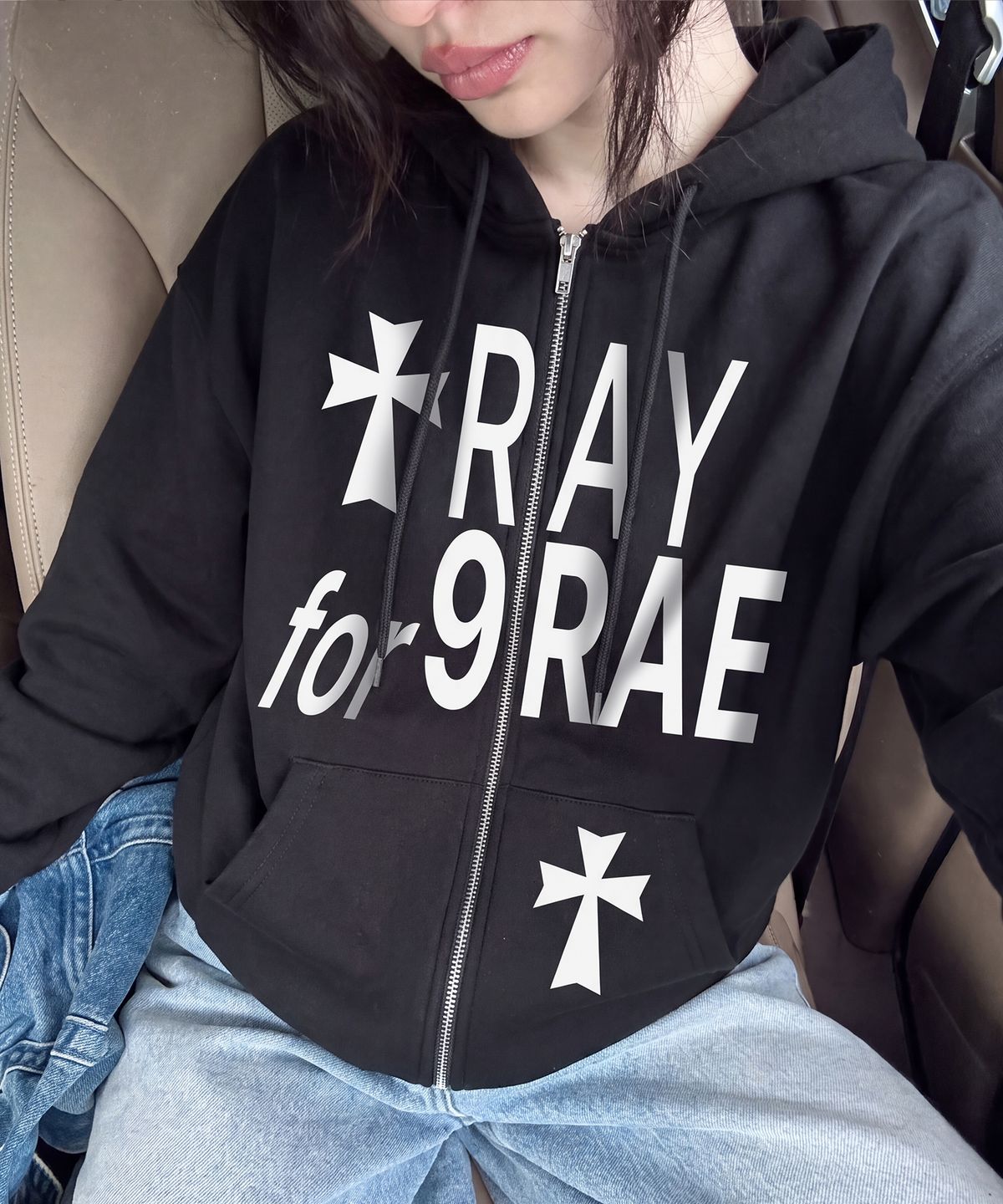 그레이버 오디너리(GRAVER ORDINARY) [ODNR UNISEX]PRAY FOR 후드집업_4color
