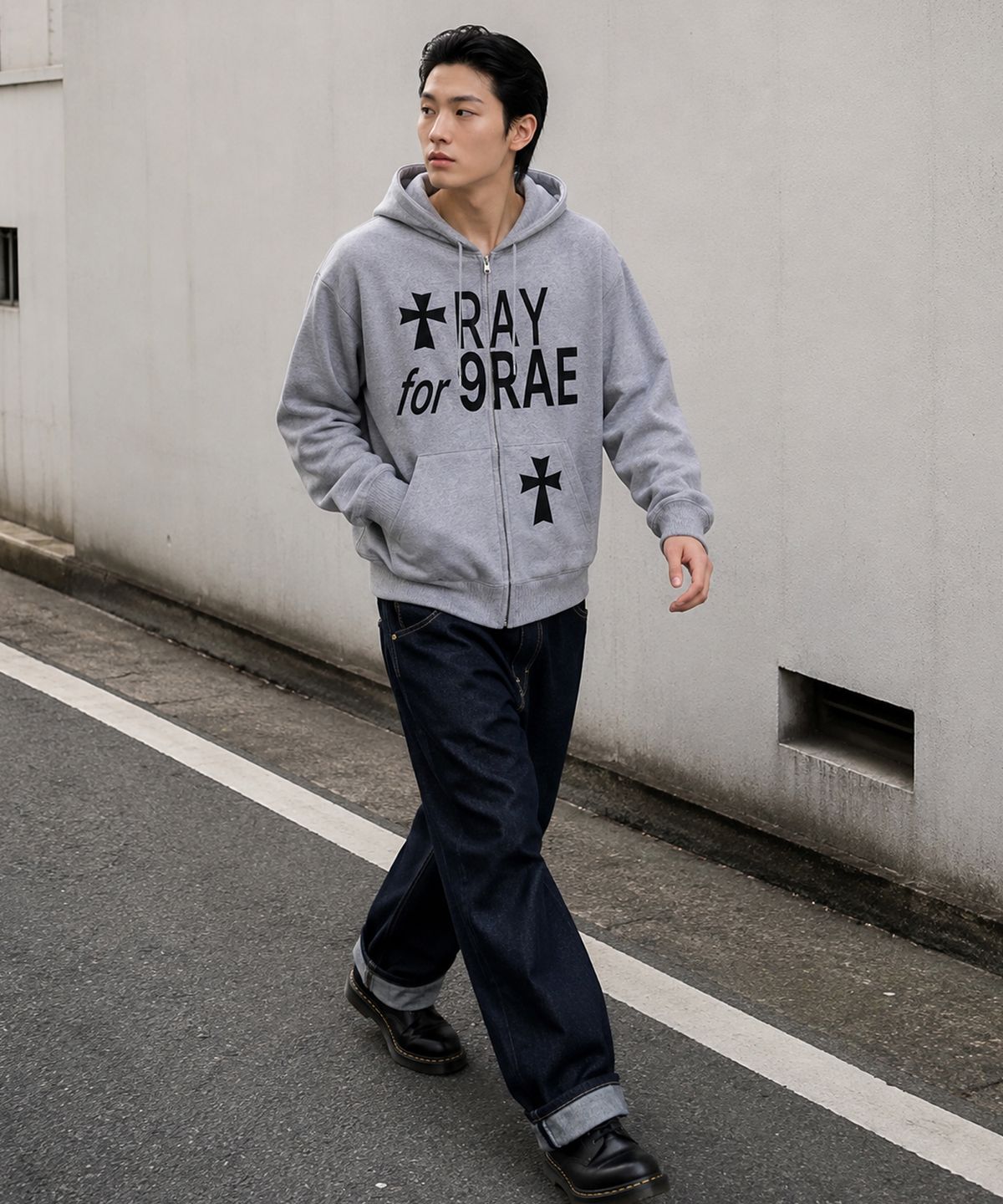 그레이버 오디너리(GRAVER ORDINARY) [ODNR UNISEX]PRAY FOR 후드집업_4color