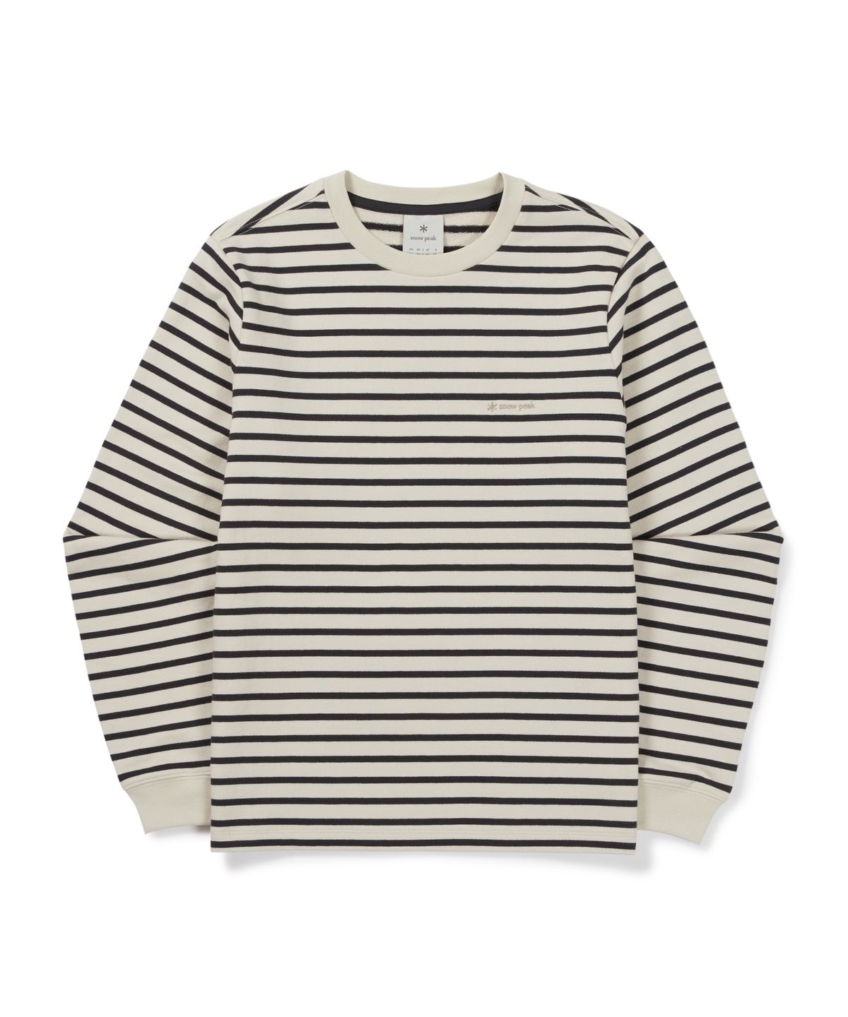 스노우피크 어패럴(SNOWPEAK APPAREL) 여성 스트라이프 긴팔 티셔츠 (S26FWFTL13) Dark Navy