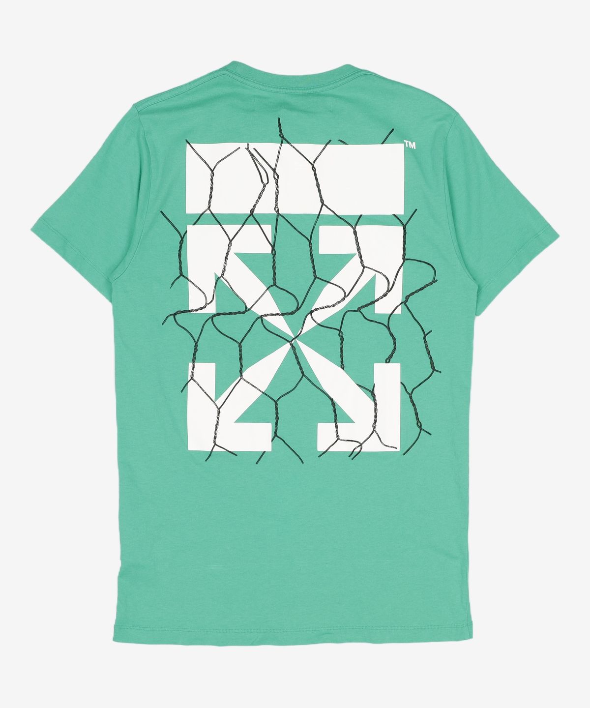 오프화이트(OFF-WHITE) OMAA027S201850020130 펜스 반팔 티셔츠 S