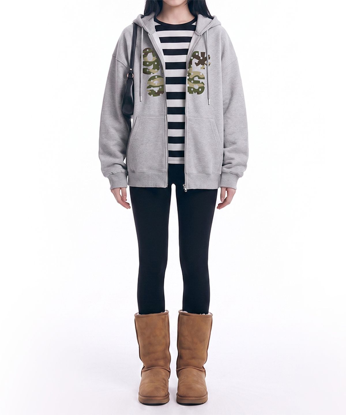 그레이버 오디너리(GRAVER ORDINARY) [ODNR UNISEX]GRAE-S CAMO_후드집업_3color