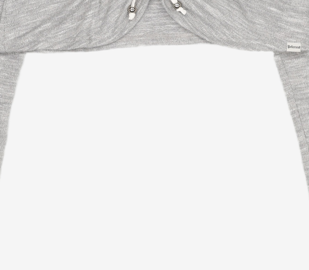 델리센트(DELICCENT) 우디 볼레로 가디건 [LIGHT GRAY] FREE