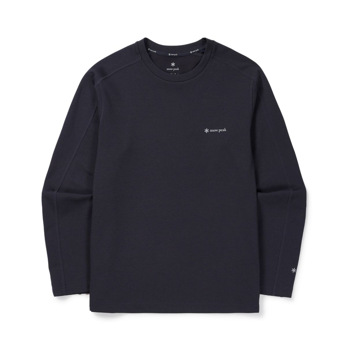 스노우피크 어패럴(SNOWPEAK APPAREL) 테이진 델타피크 퀵드라이 긴팔 티셔츠 (S26FMTTL22) Navy