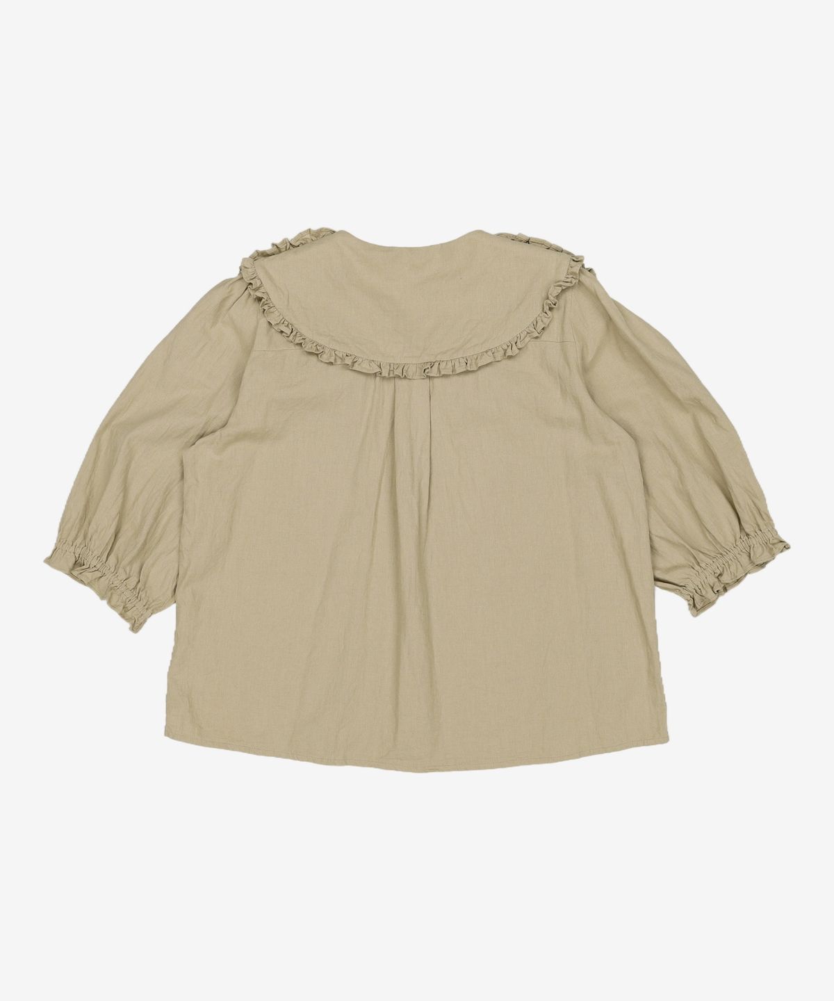 마리끌레르(MARIE CLAIRE) 린넨 프릴카라 블라우스 (MACBBL07M5) 40