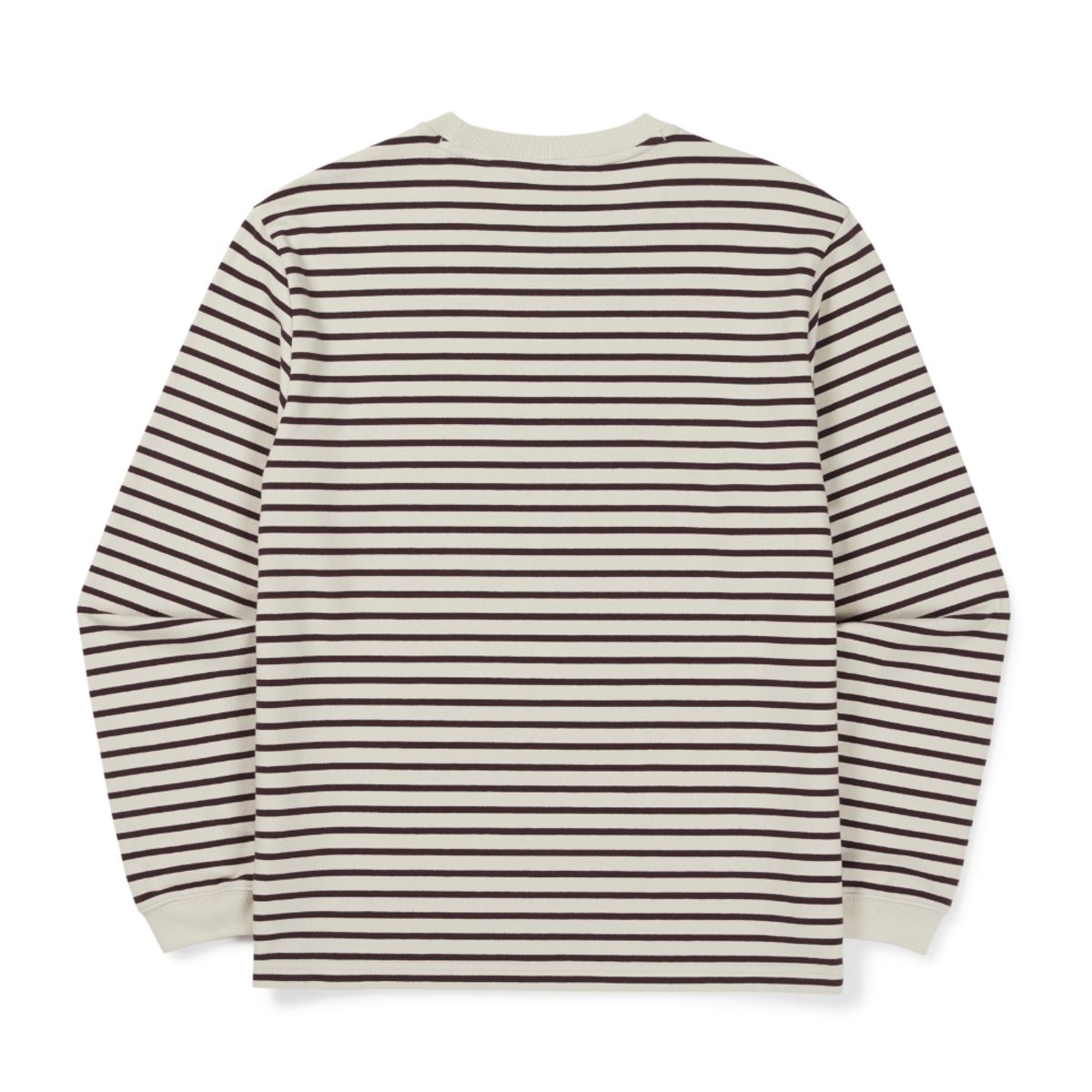 스노우피크 어패럴(SNOWPEAK APPAREL) 스트라이프 긴팔 티셔츠 (S26FMFTL12) Wine