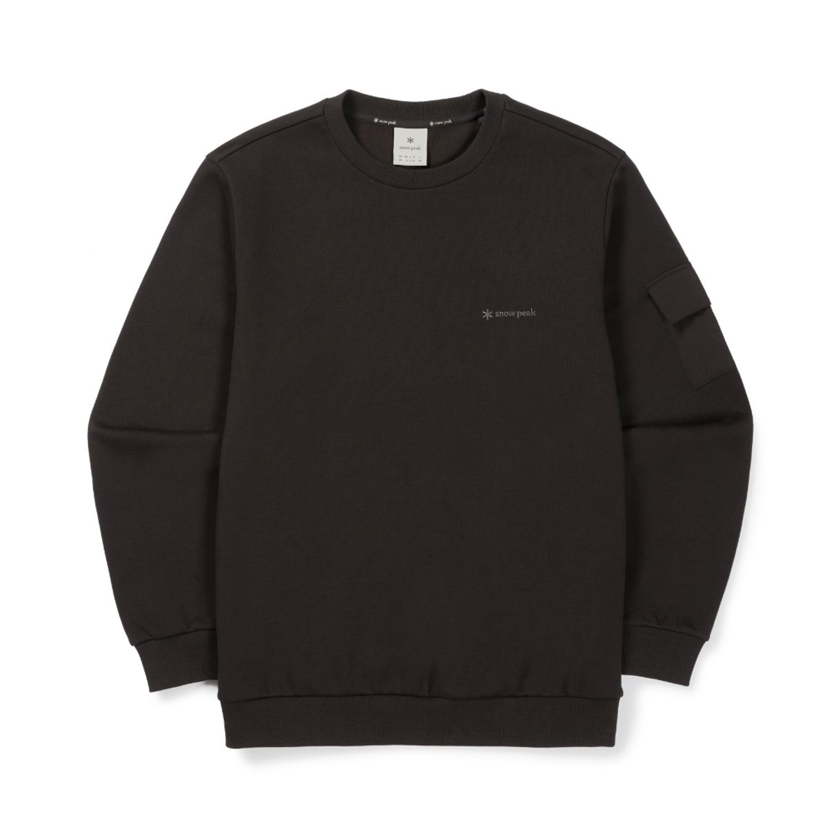 스노우피크 어패럴(SNOWPEAK APPAREL) 랜드 포켓 맨투맨 (S26FMFHT60) Chocolate Khaki