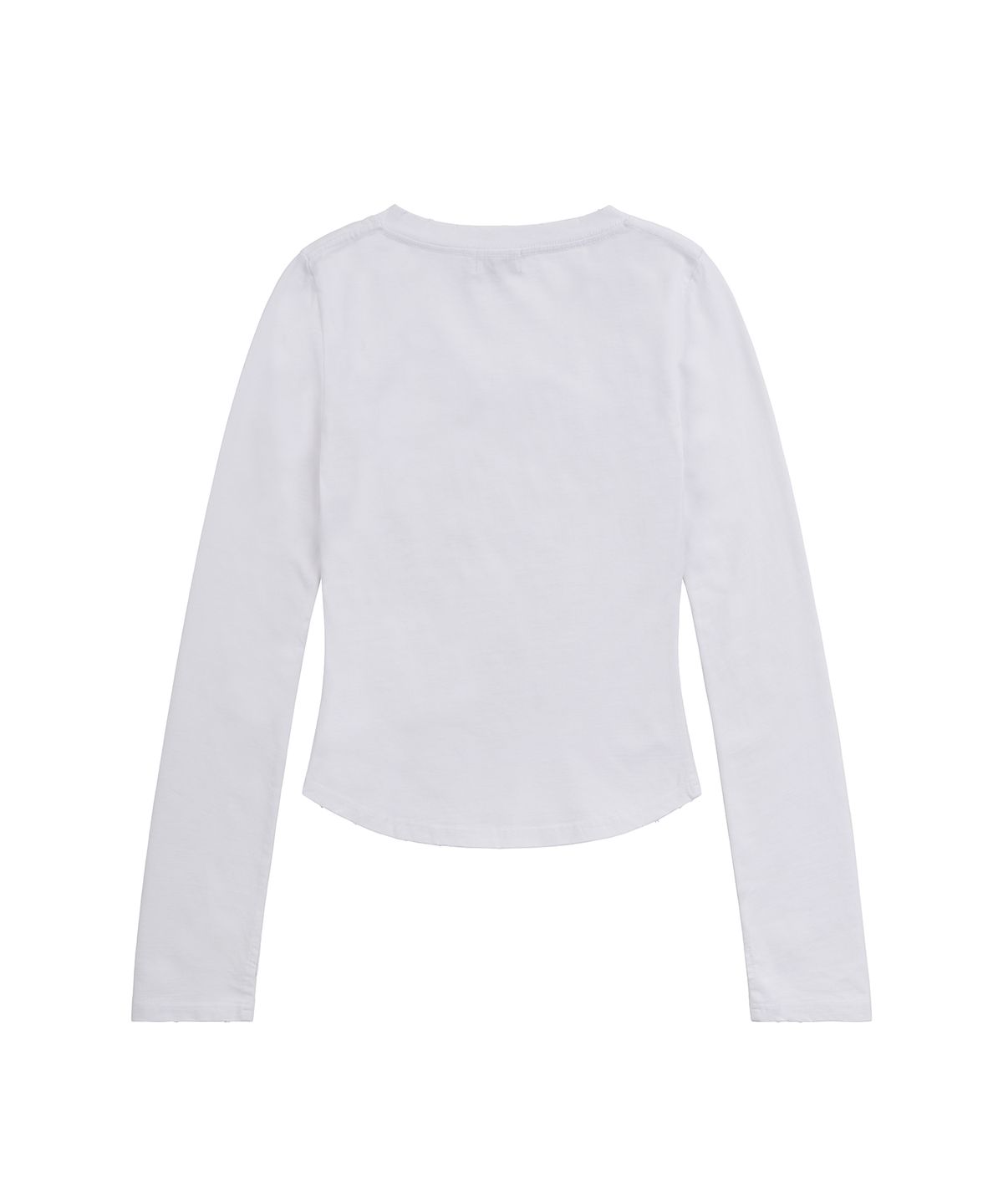 지제뮤지엄(ZIZEMUSEUM) V-NECK LONG SLEEVE TEE (WHITE)
