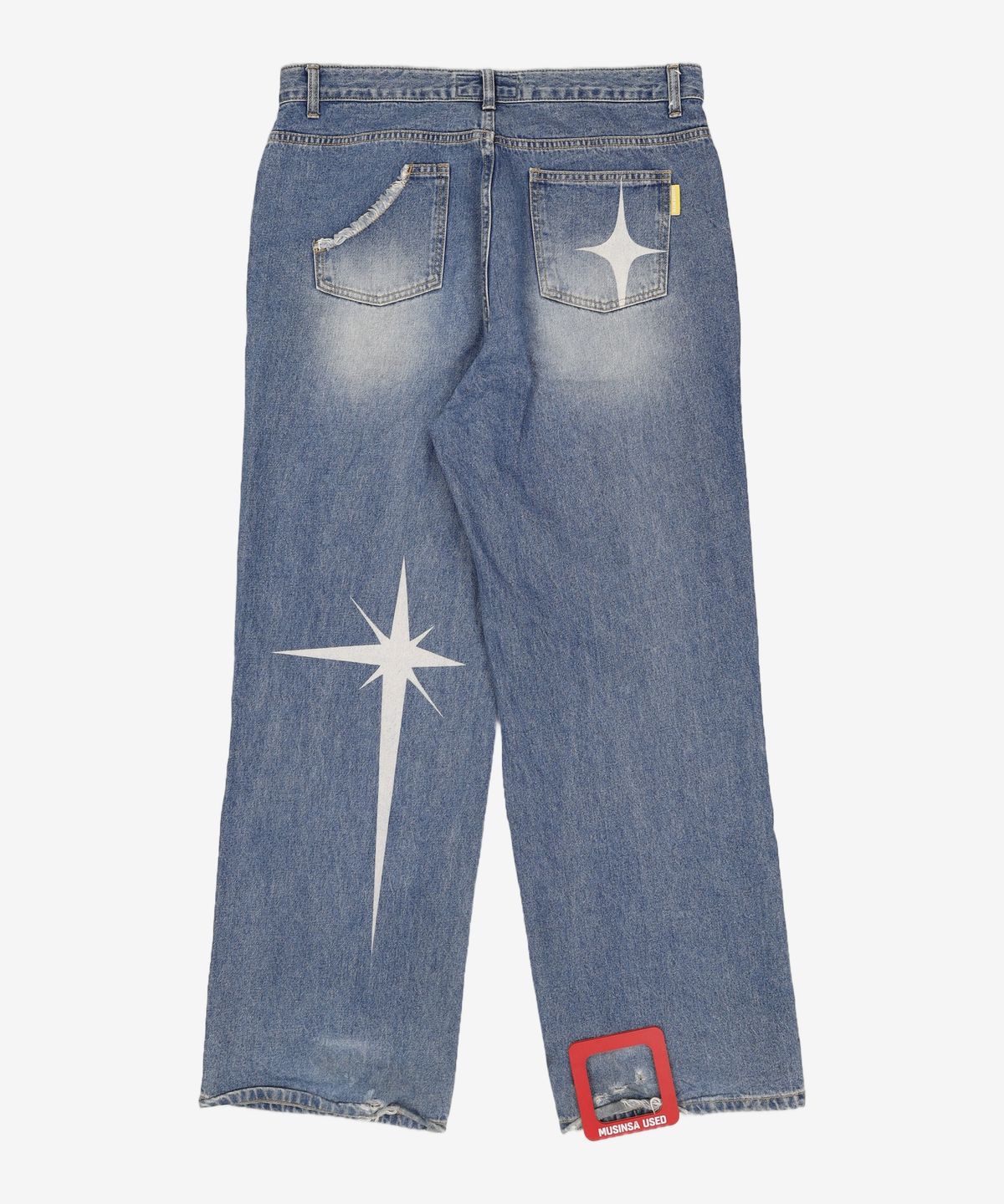 메인부스(MAINBOOTH) Shooting Star Denim Pants(BLUE) 3(L)