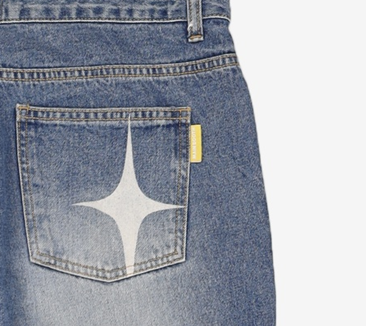 메인부스(MAINBOOTH) Shooting Star Denim Pants(BLUE) 3(L)