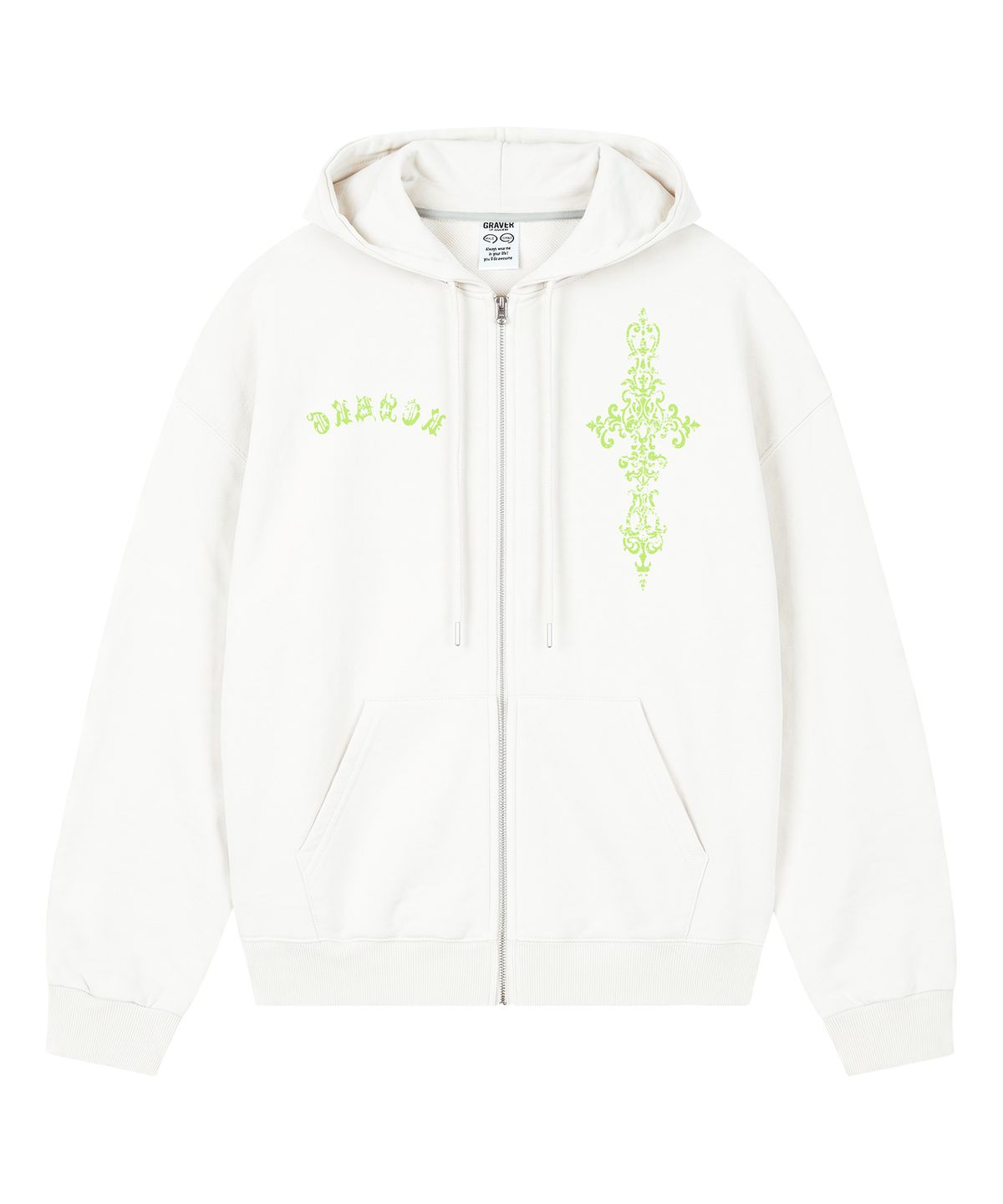 그레이버 오디너리(GRAVER ORDINARY) [ODNR UNISEX]G SIM 후드집업_5color