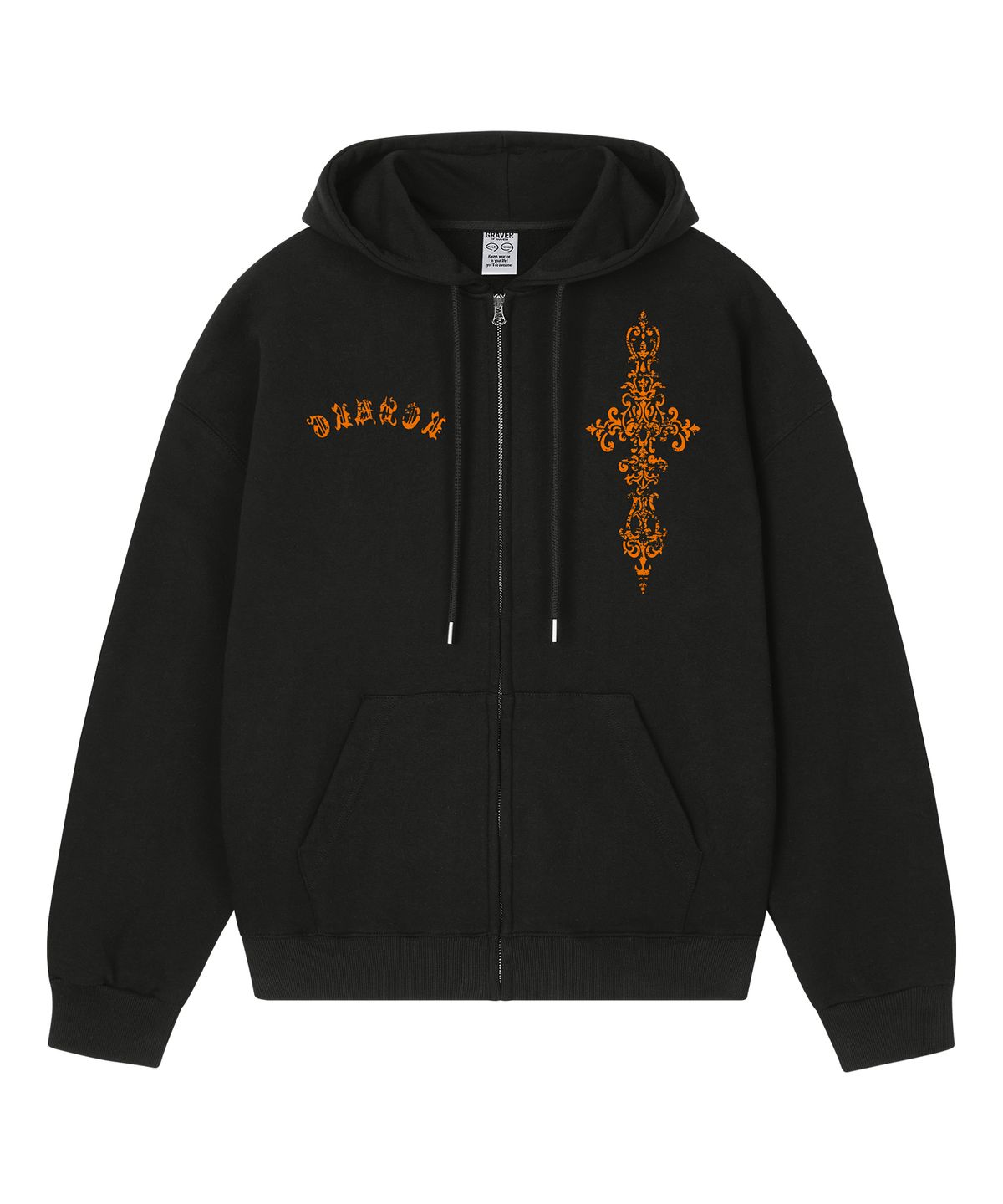 그레이버 오디너리(GRAVER ORDINARY) [ODNR UNISEX]G SIM 후드집업_5color