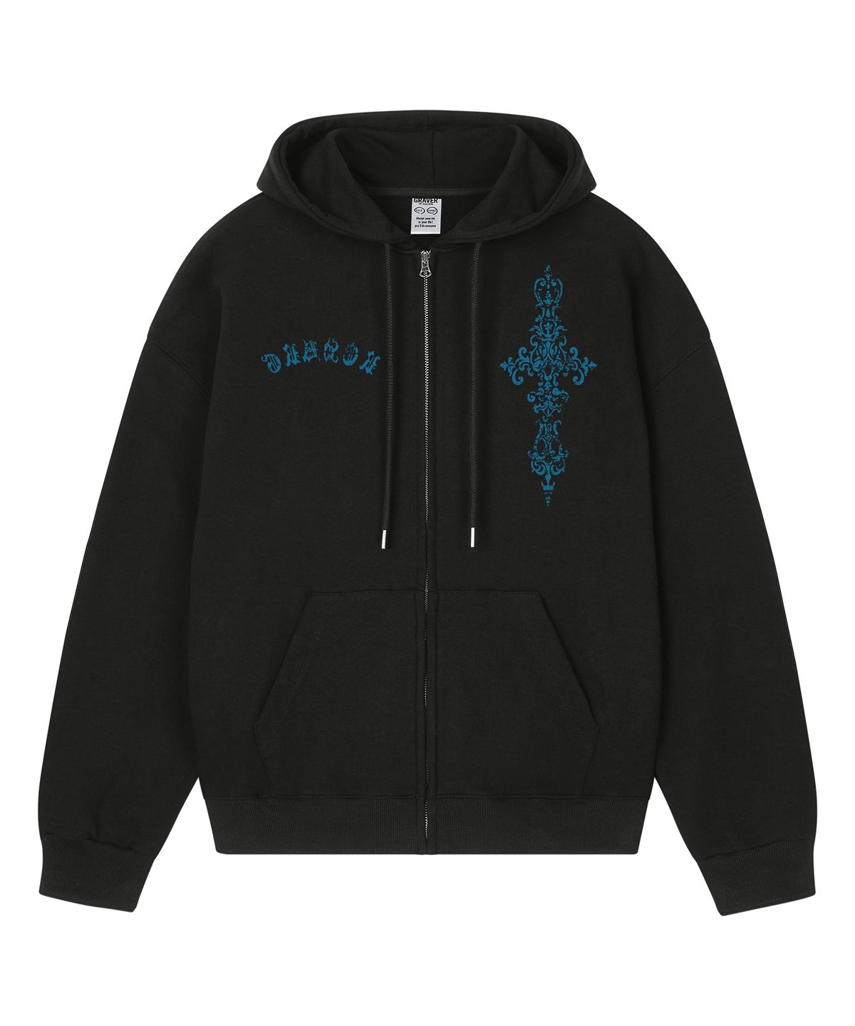 그레이버 오디너리(GRAVER ORDINARY) [ODNR UNISEX]G SIM 후드집업_5color