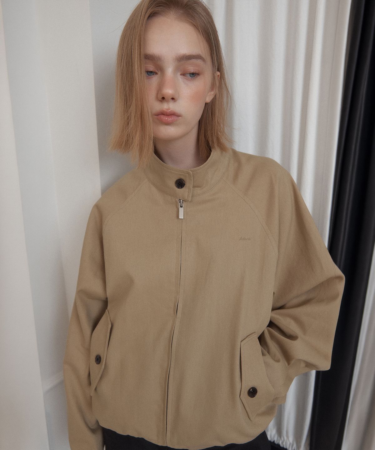 레터리(LETERIE) UTILITY COTTON JACKET_BEIGE