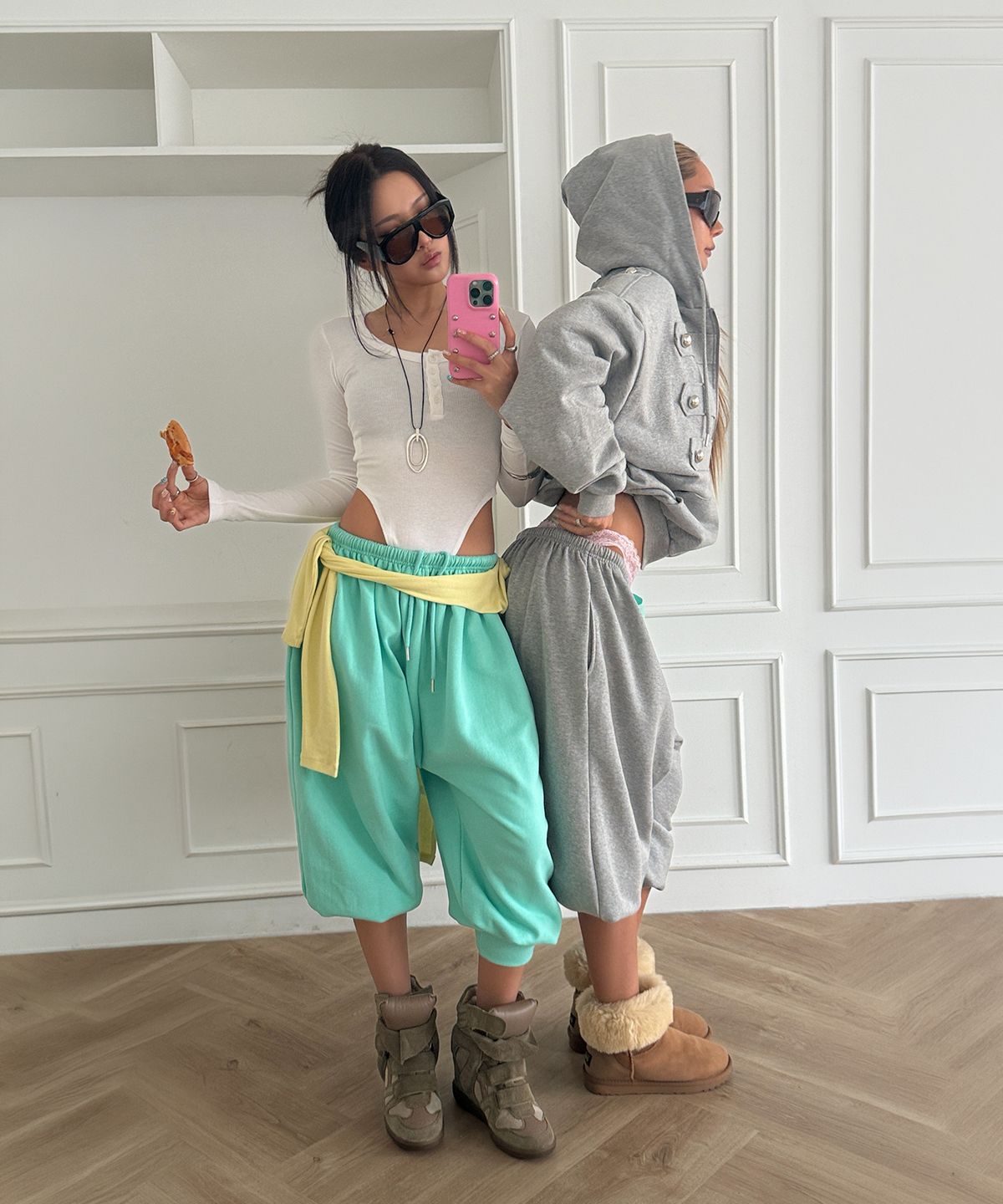 웨이브걸(WAVEGIRL) Leon Hoodie Zip Up (4color)