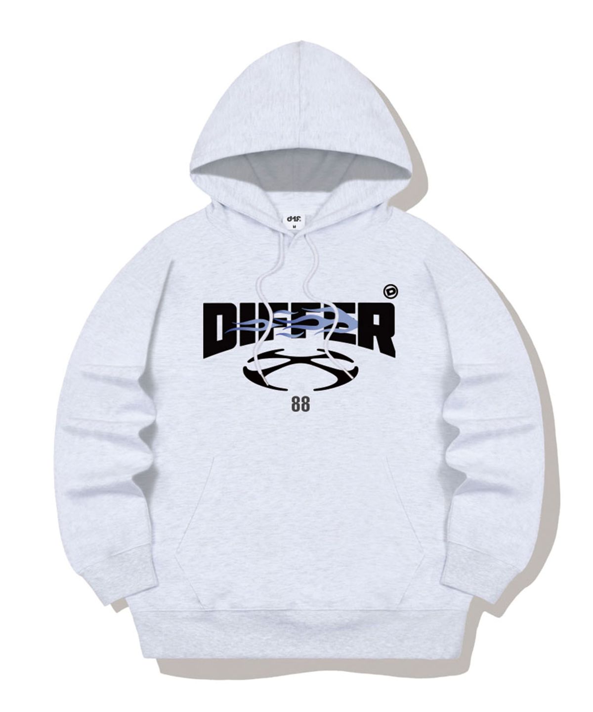 디프(DIIFF) 디퍼88 오버핏 후드티셔츠 5 Color [DIFI_3006]