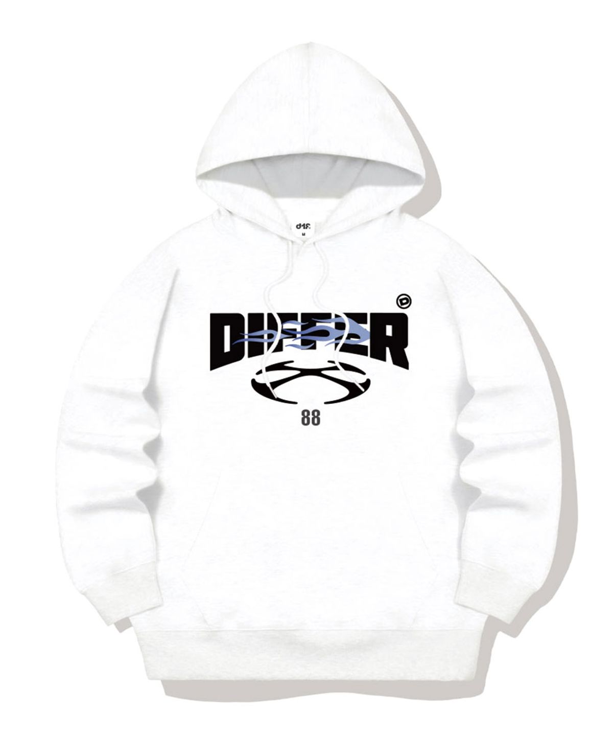 디프(DIIFF) 디퍼88 오버핏 후드티셔츠 5 Color [DIFI_3006]