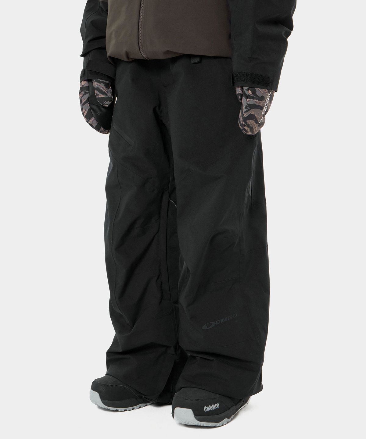 디미토(DIMITO) 26 LEVEL 2L PANTS (RELAXED FIT) BLACK