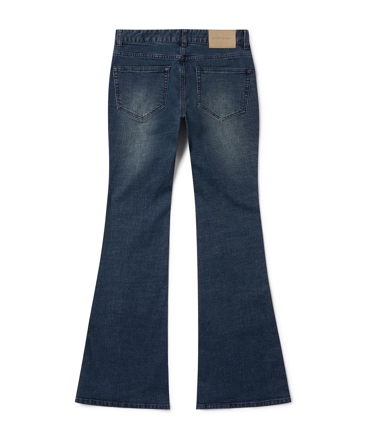 데케트 우먼(DECET WOMEN) Signature Slim Low Rise Flared Jeans DCWPT006DBLUE