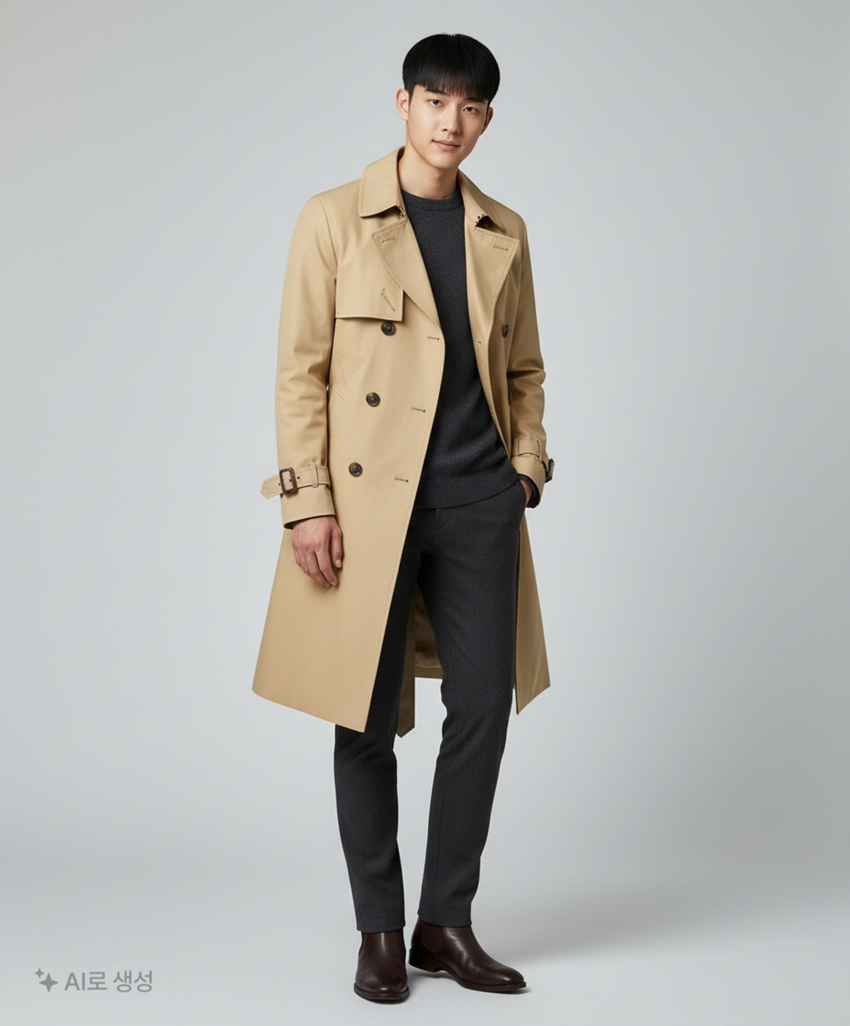 이에스엔(ESN) 봄 가을 코트 M