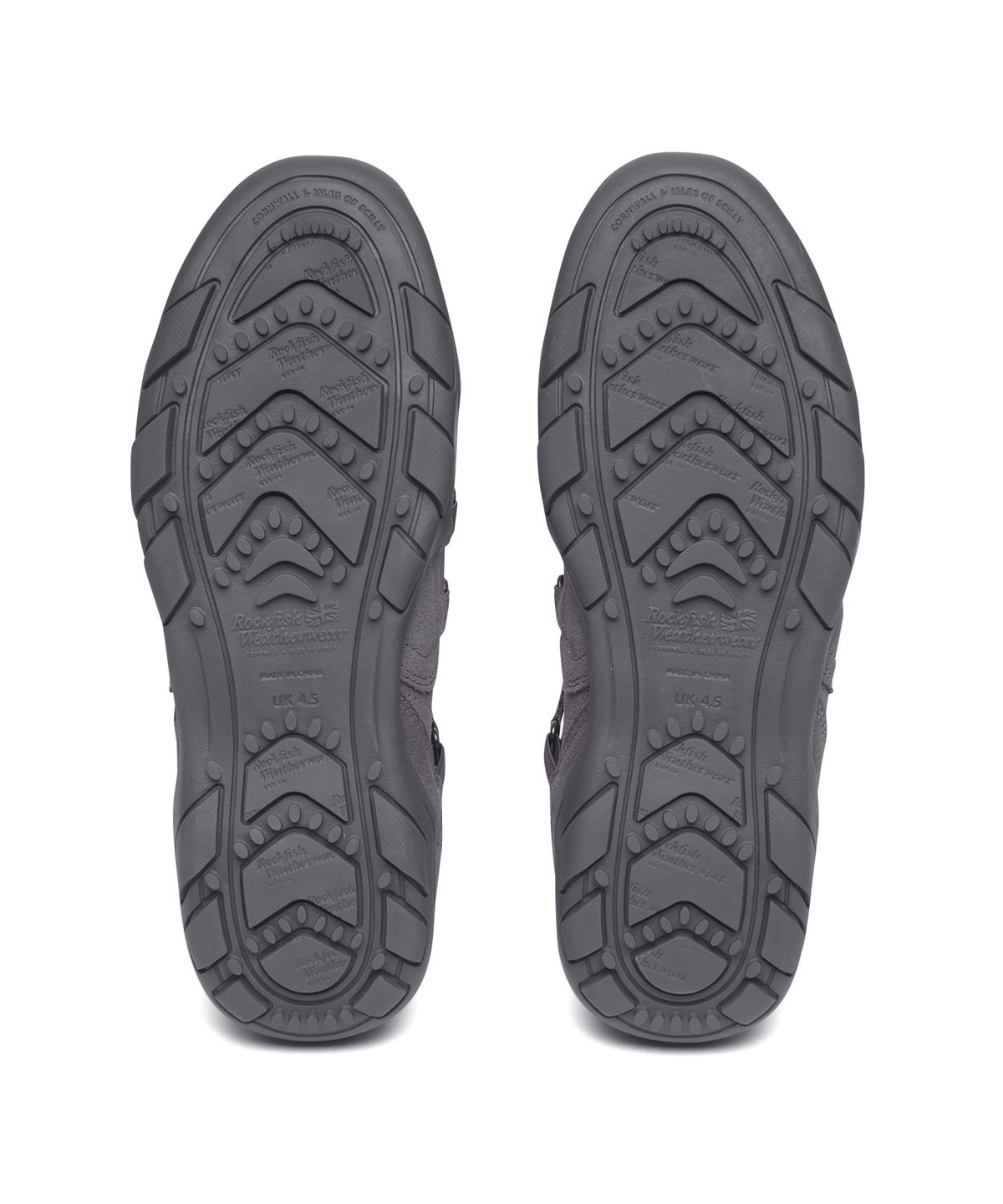 락피쉬웨더웨어(ROCKFISH WEATHERWEAR) ZANE X-STRAP SNEAKERS(SUEDE) - TEAL GREY