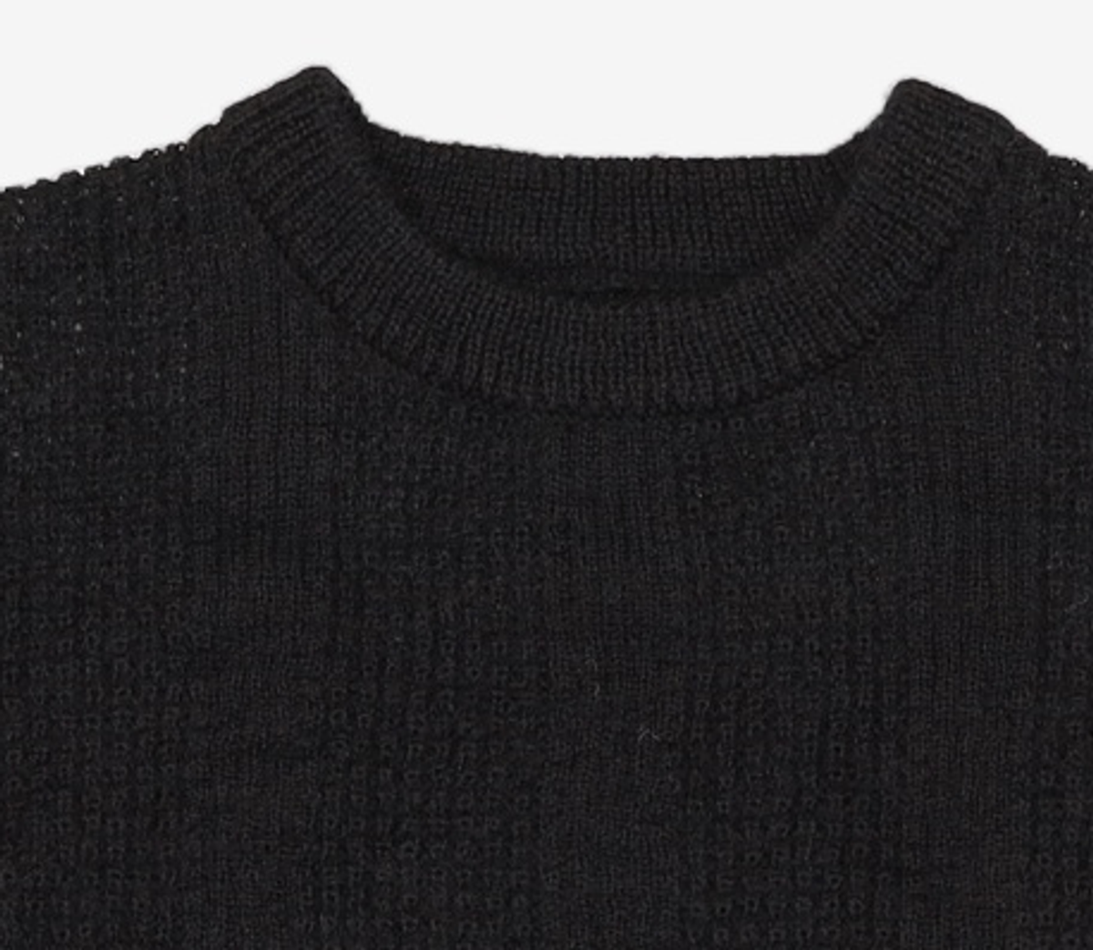 유스(YOUTH) Mohair Crew-neck Knit-Black M