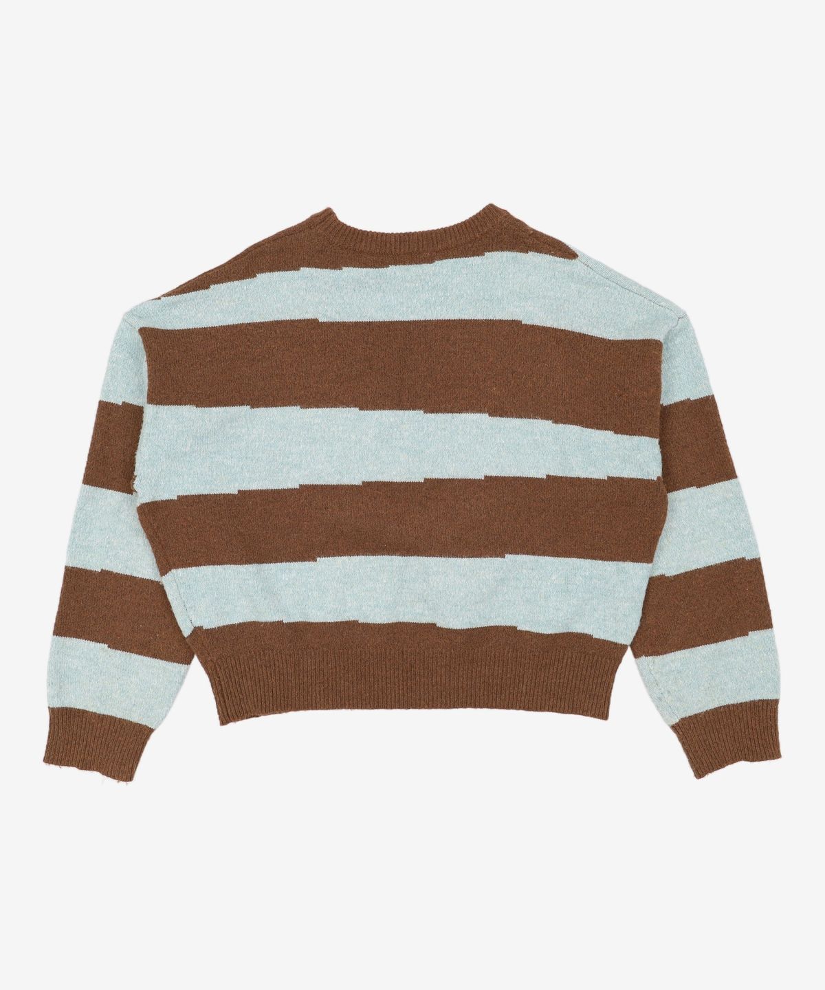 틸던(TILLDAWN) STRIPED BLOCK PULLOVER brown FREE