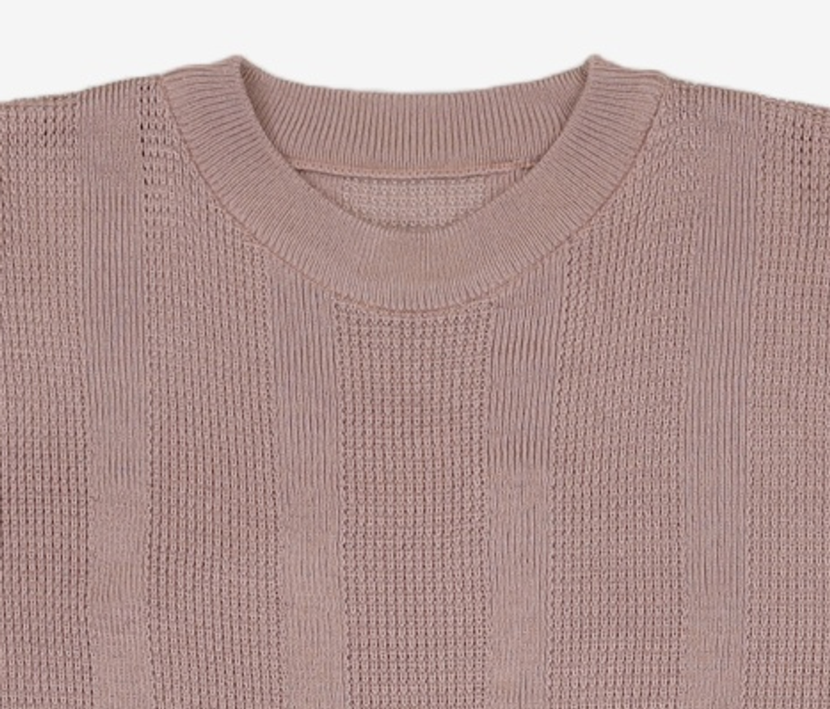 유스(YOUTH) Lightweight Crew-Neck Knit - Lilac L