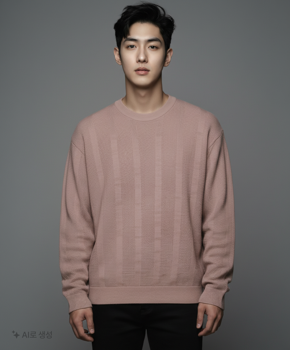 유스(YOUTH) Lightweight Crew-Neck Knit - Lilac L
