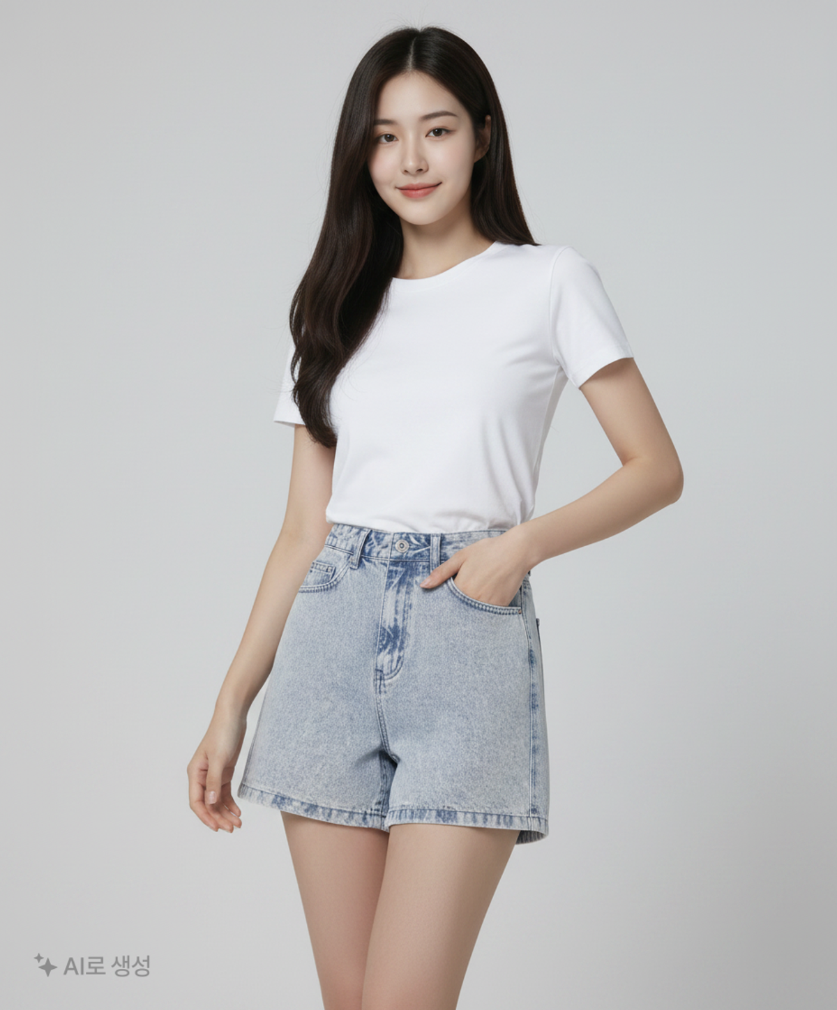 코닥(KODAK) 데님 숏팬츠 우먼 S.BLUE S