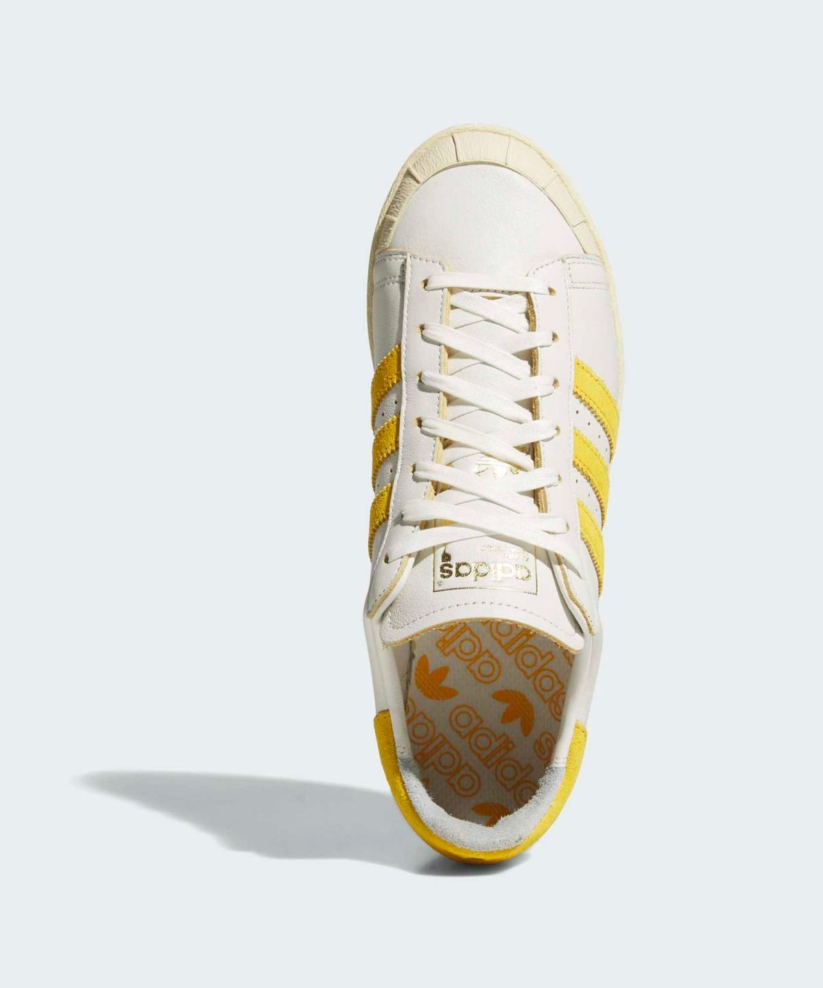 아디다스(ADIDAS) 자바 하프 쉘 - 화이트:크림옐로우 / KK1503
