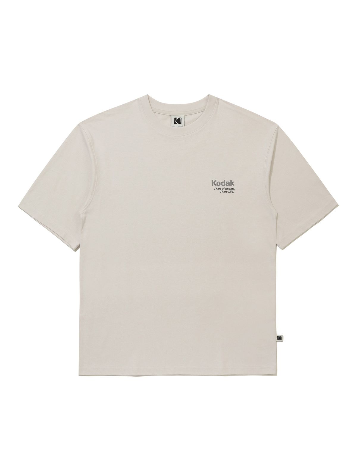 코닥(KODAK) 레인보우 스노우워싱 반팔 티셔츠 IVORY