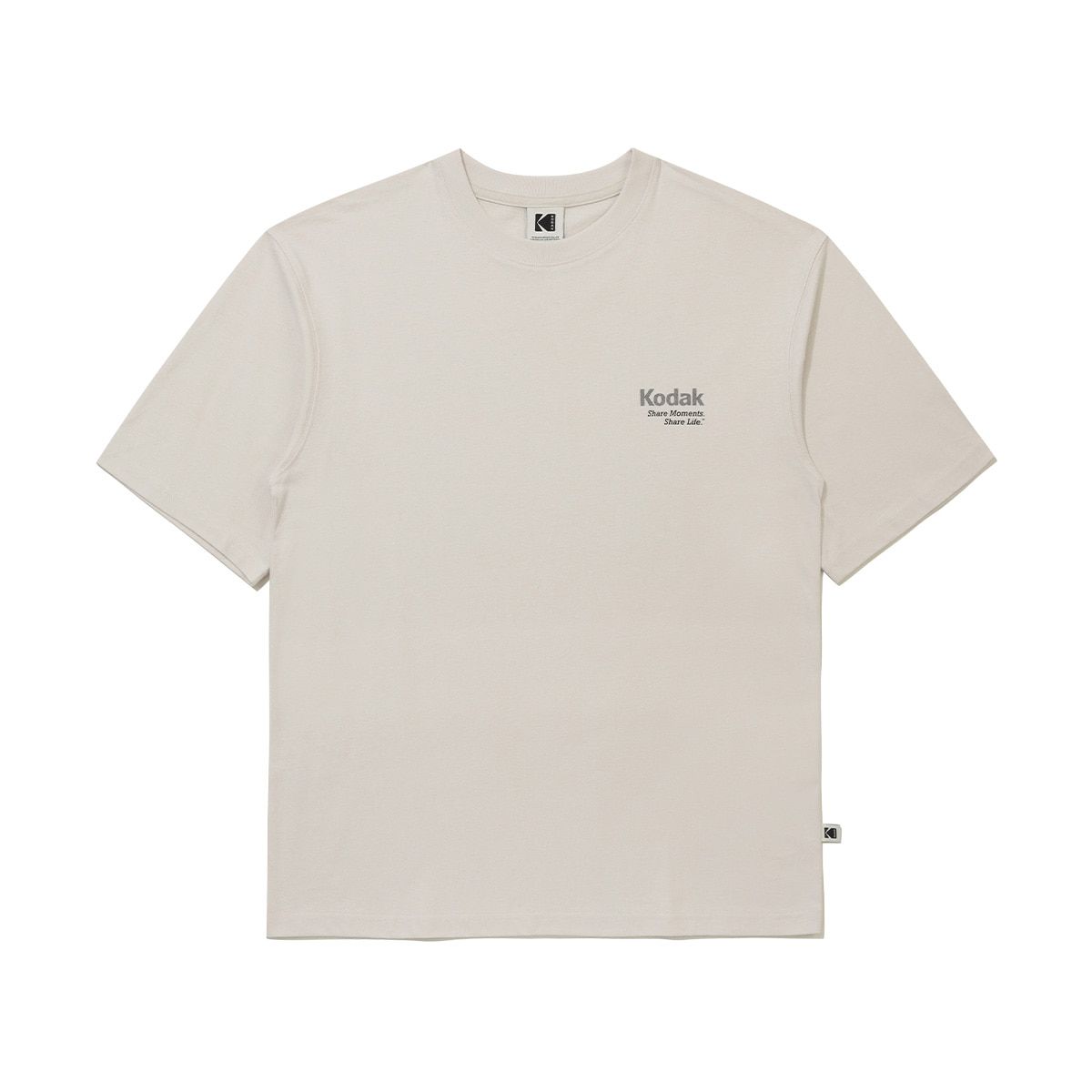 코닥(KODAK) 레인보우 스노우워싱 반팔 티셔츠 IVORY