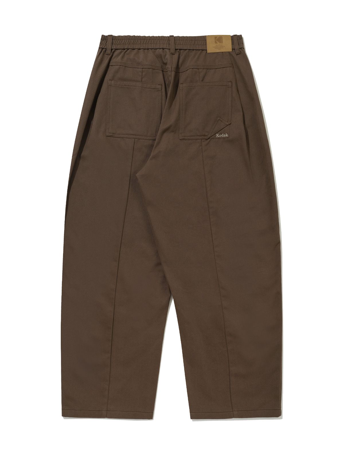 코닥(KODAK) RGB 데님 커브핏 팬츠 BROWN