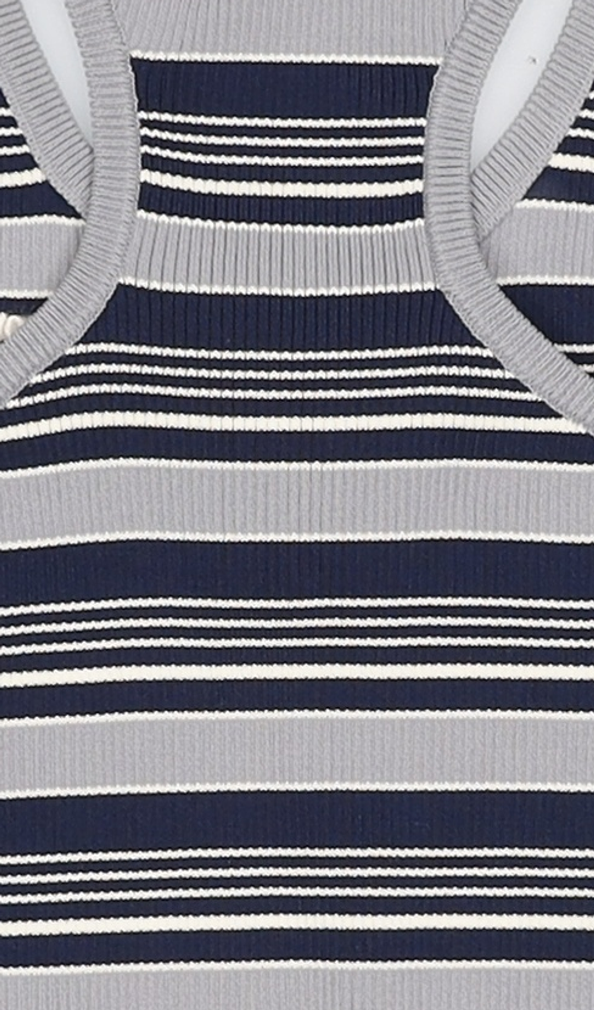 그로브(GROVE) FRANKIE STRIPE SLEEVELESS (GREY STRIPE) FREE