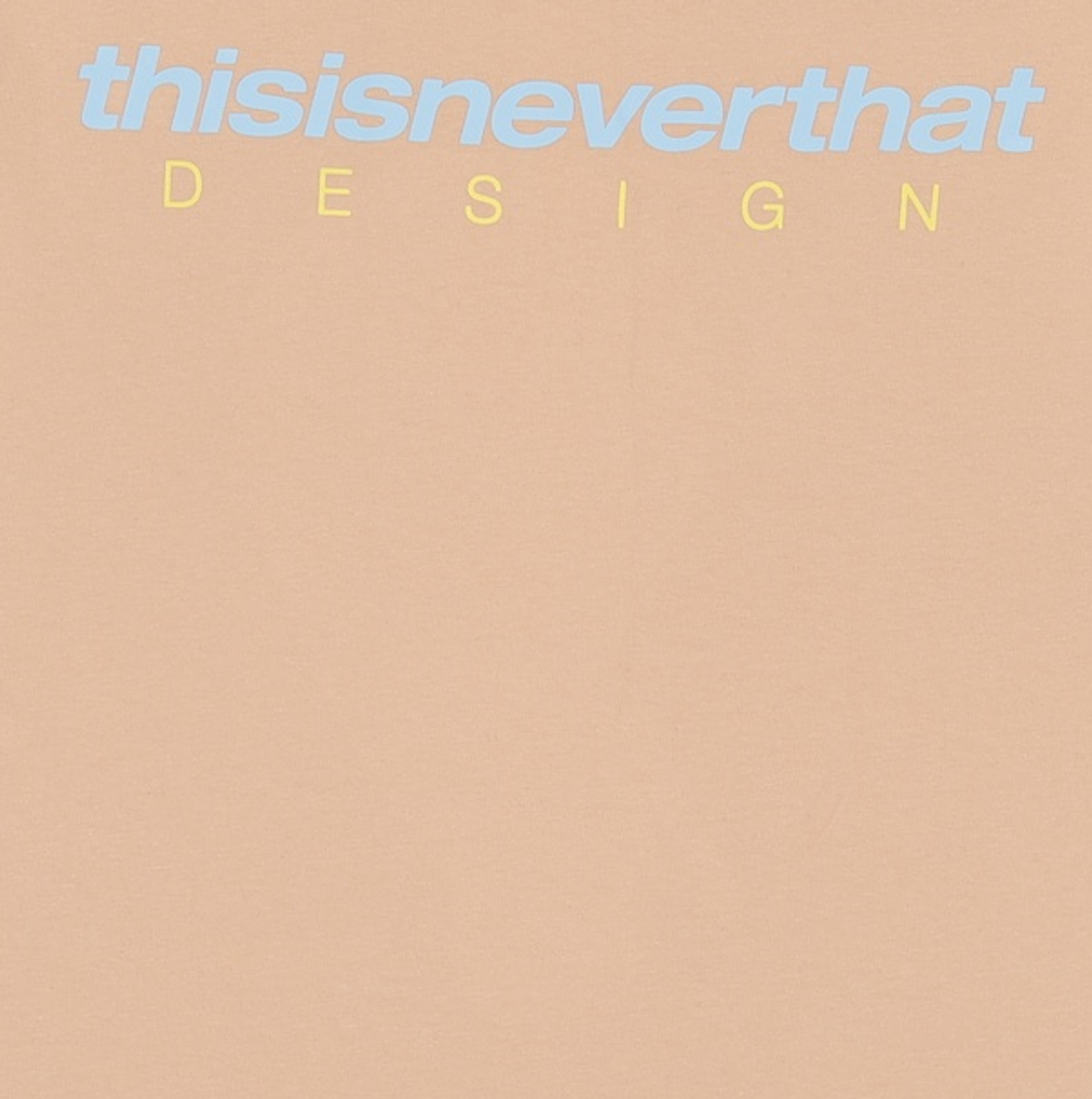 디스이즈네버댓(THISISNEVERTHAT) DSN-Logo Tee L