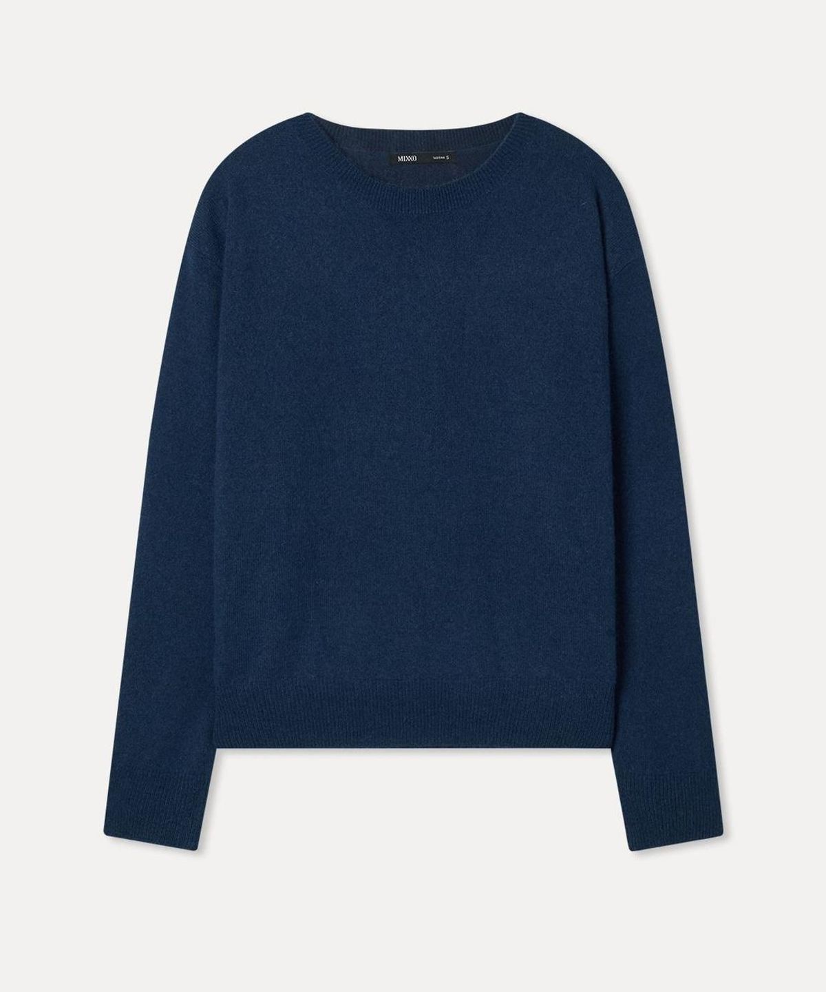 미쏘(MIXXO) [에센셜] 캐시미어블렌드 라운드넥 니트_MIWKAGT10T