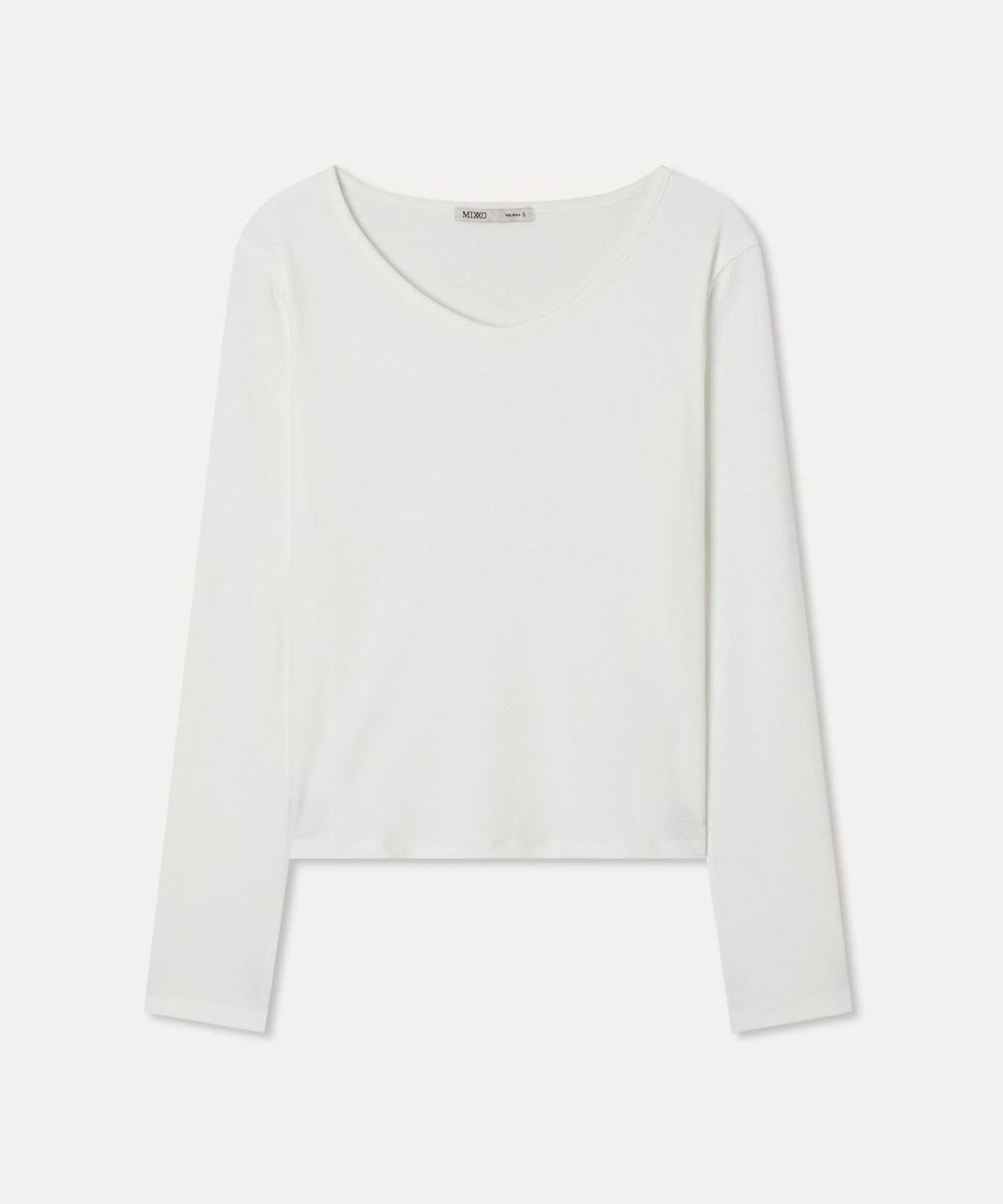 미쏘(MIXXO) V넥 긴팔 티셔츠_MIWLWGT10A