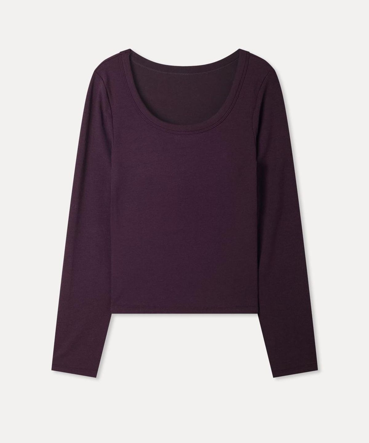 미쏘(MIXXO) 캡내장 U넥 긴팔 티셔츠_MIWLWG906A