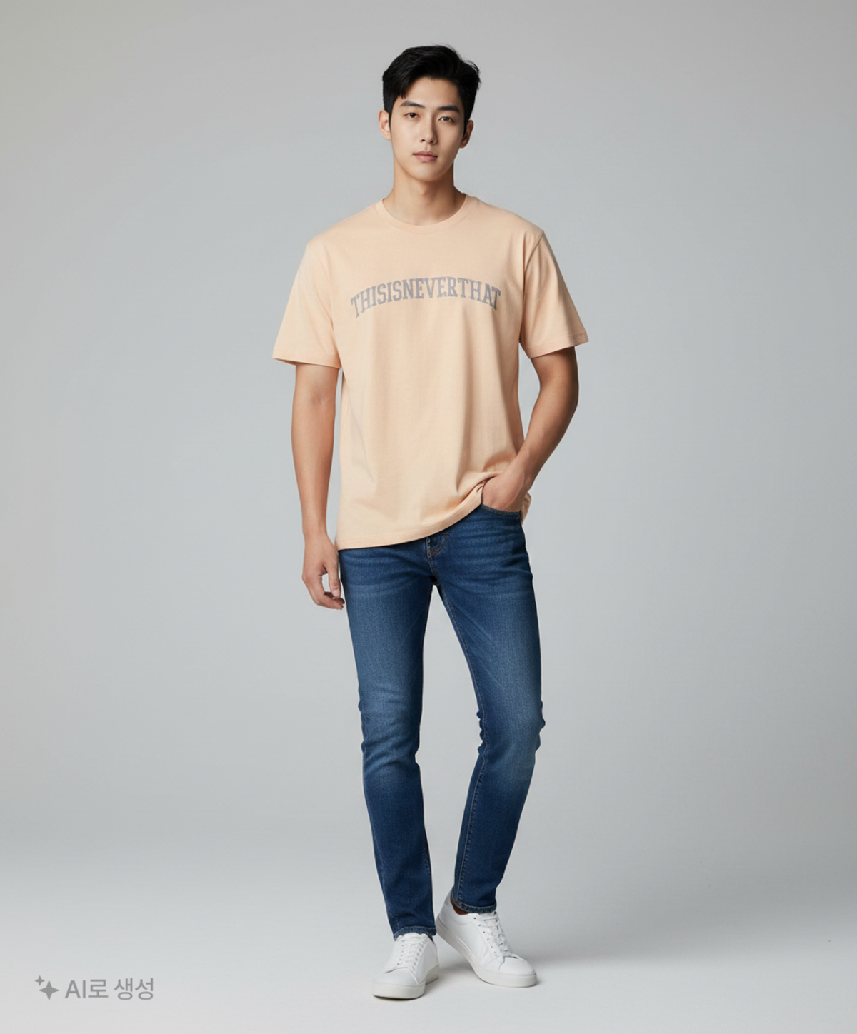 디스이즈네버댓(THISISNEVERTHAT) Arch-Logo Tee L
